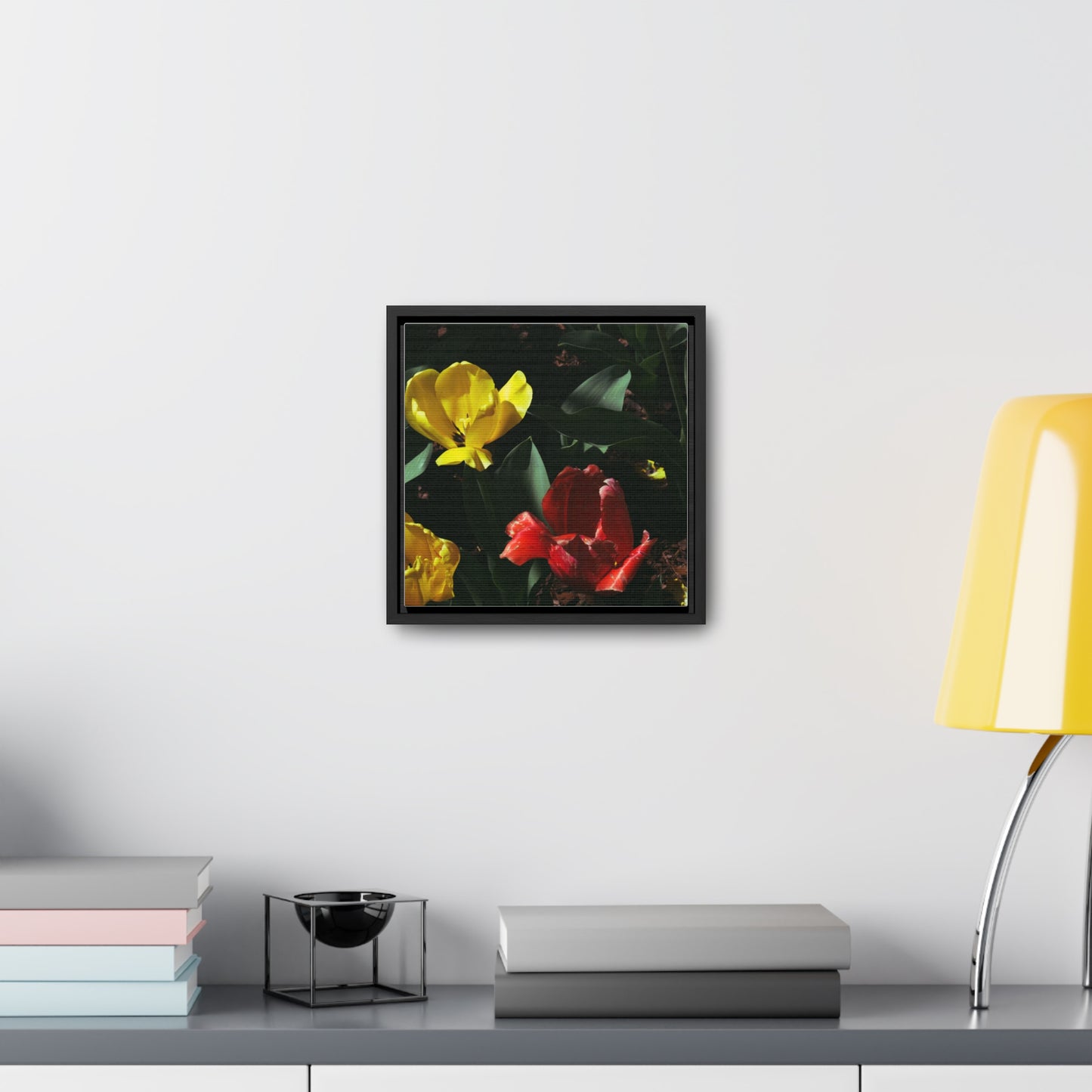 Vibrant Tulips at Cheekwood Gardens - Framed Canvas Print