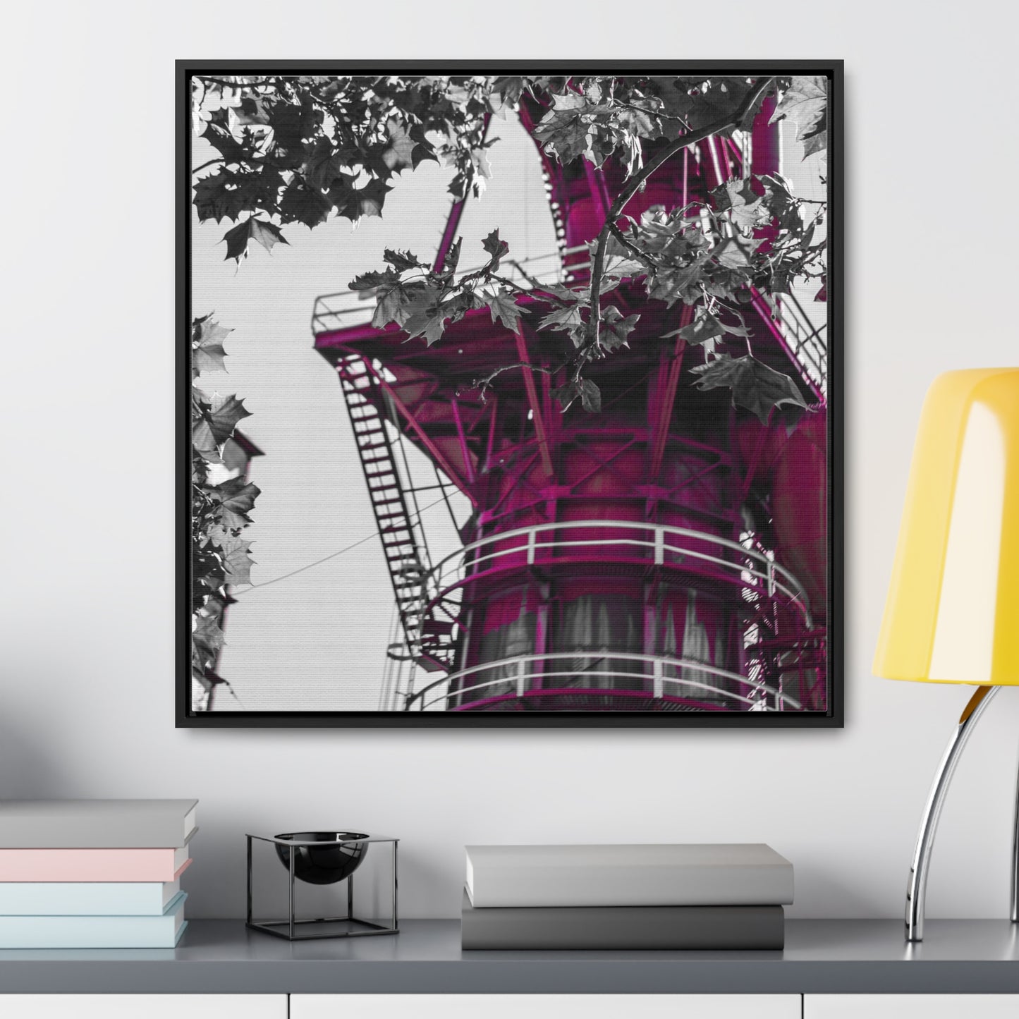 Sloss Furnaces: A Glimpse into History - Framed Canvas Print