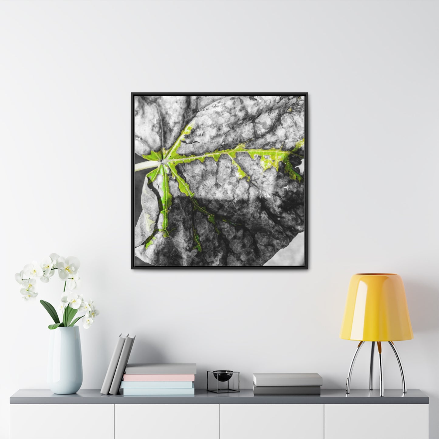 Sloss Furnaces: Fallen Leaf - Canvas Print