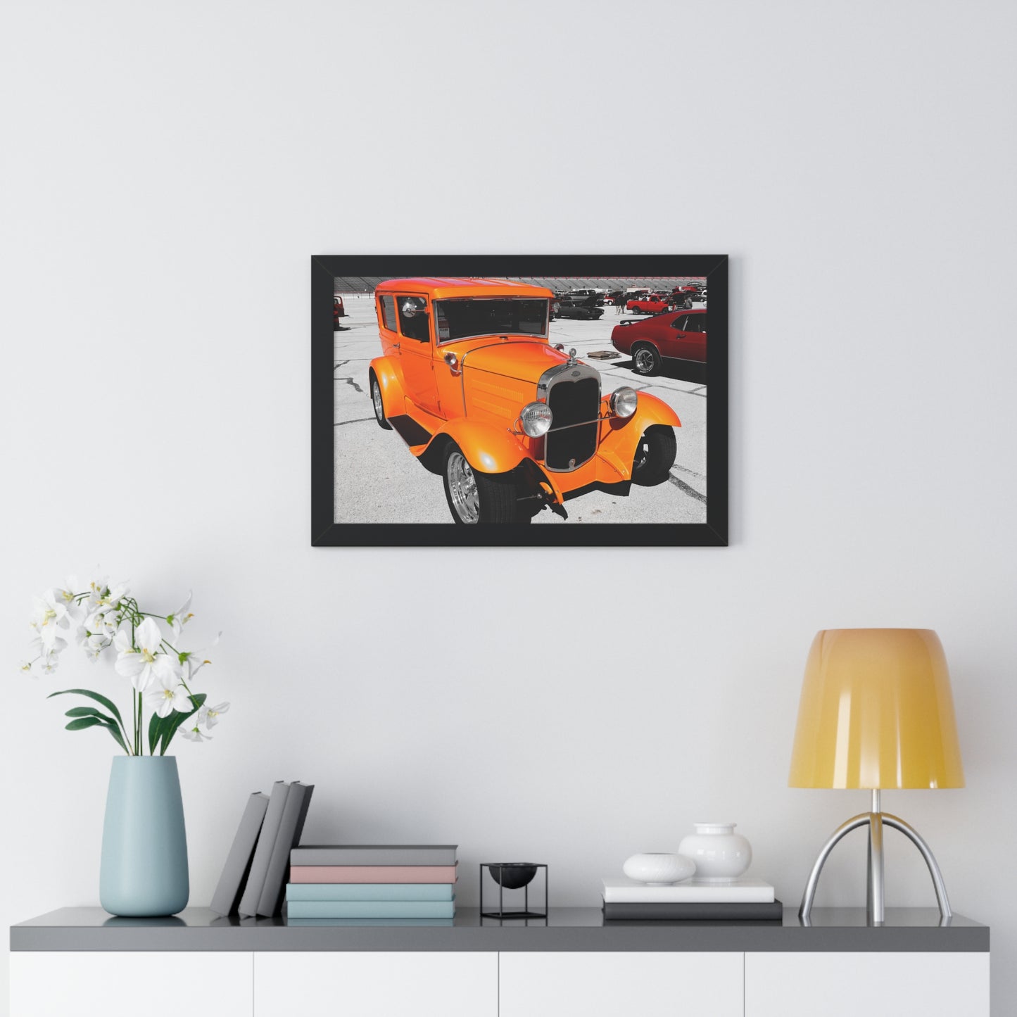 Timeless Beauty: Antique Car at the Goodguys Car Show, TX - Photography Print