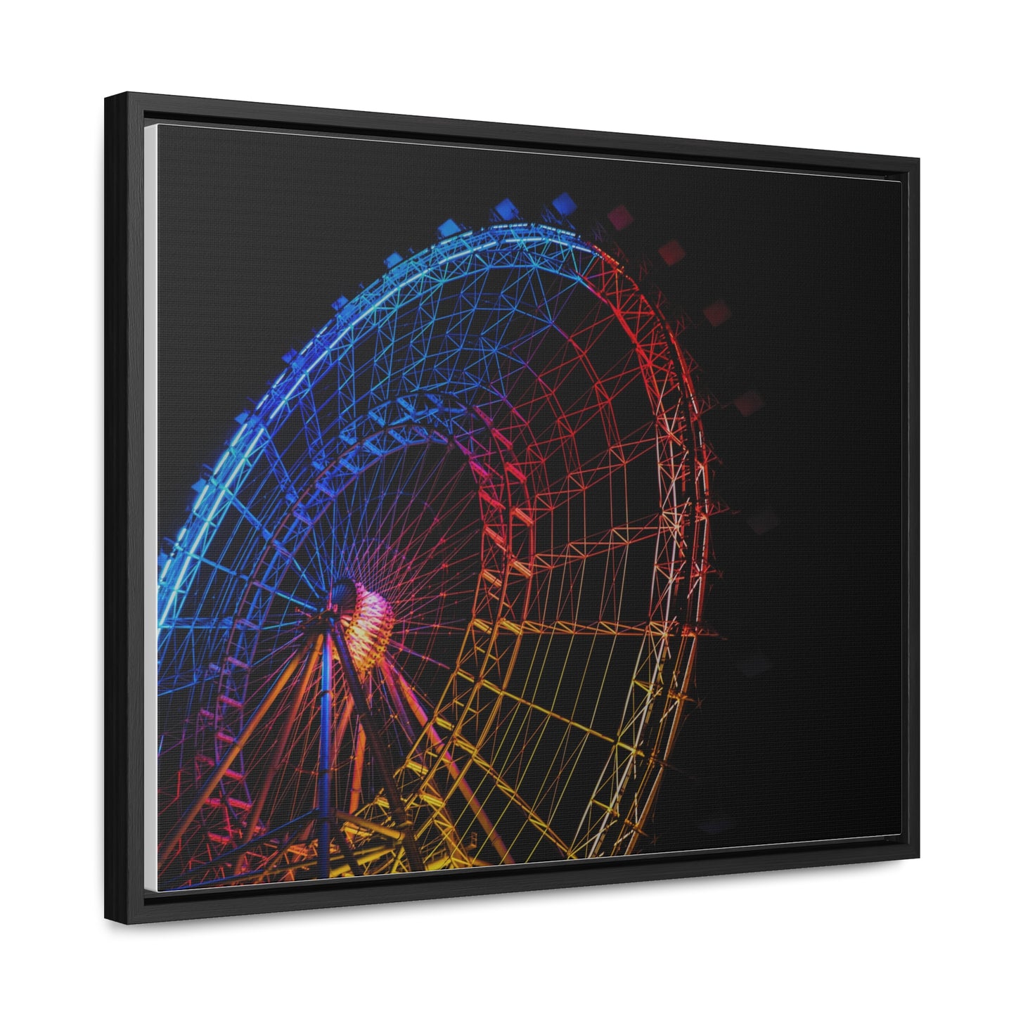 Canvas Wrap Photography Print Orlando Eye Rainbow