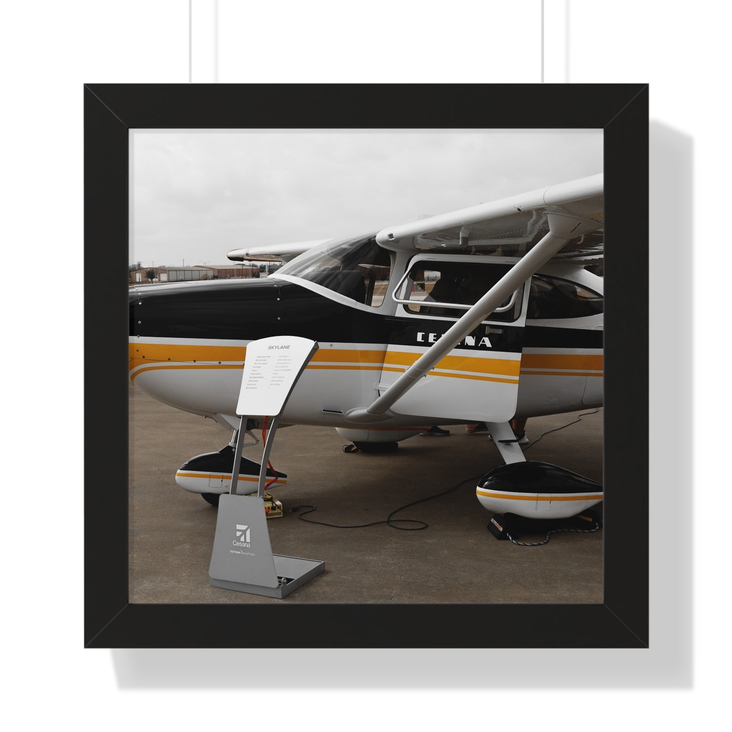 Cessna Serenity: Airplane Outside the Hangar - Photography Print