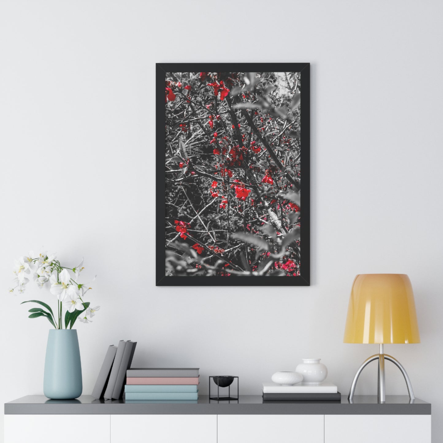 Vertical Poster - Cheekwood Gardens Red Floral Photography Print