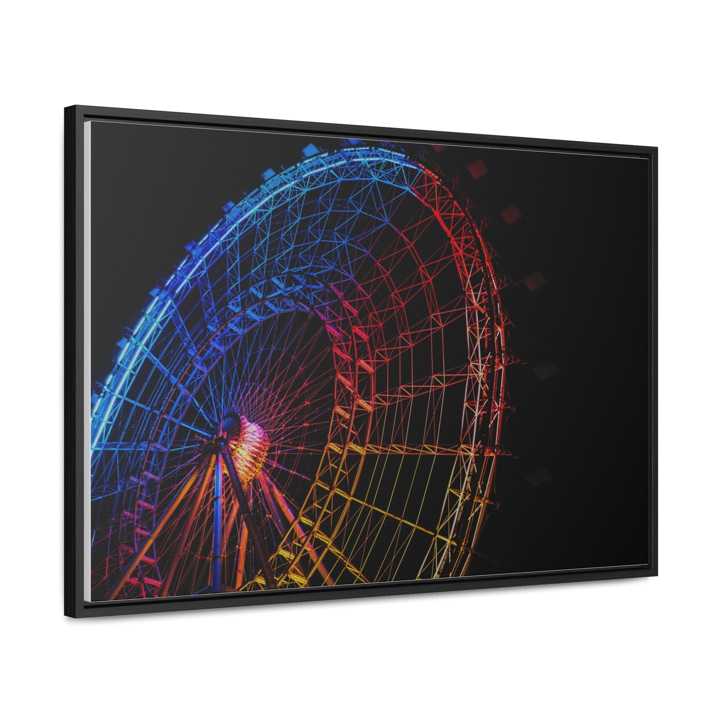 Canvas Wrap Photography Print Orlando Eye Rainbow