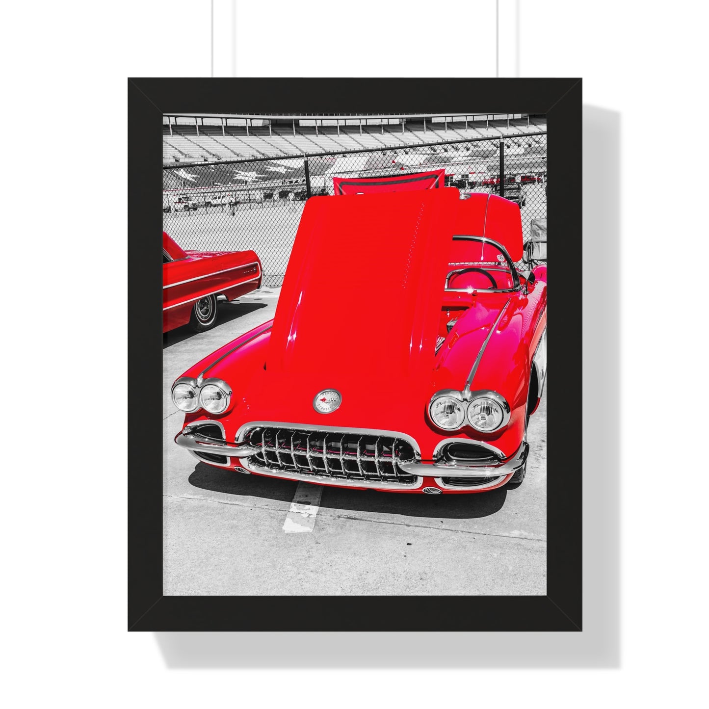 Classic Allure: Vintage Car - Framed Photography Print