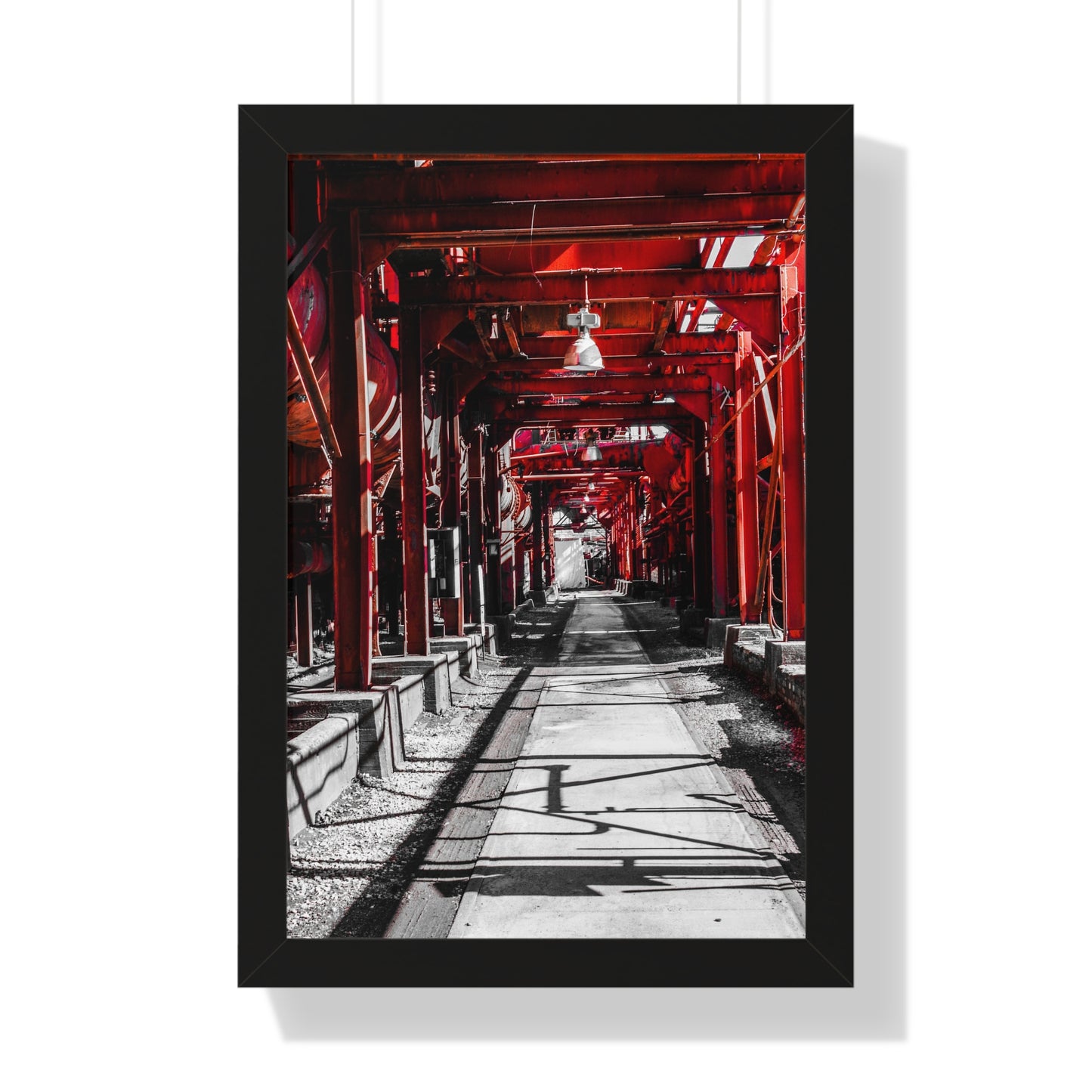 Sloss Furnaces: The Industrial Giant - Framed Print