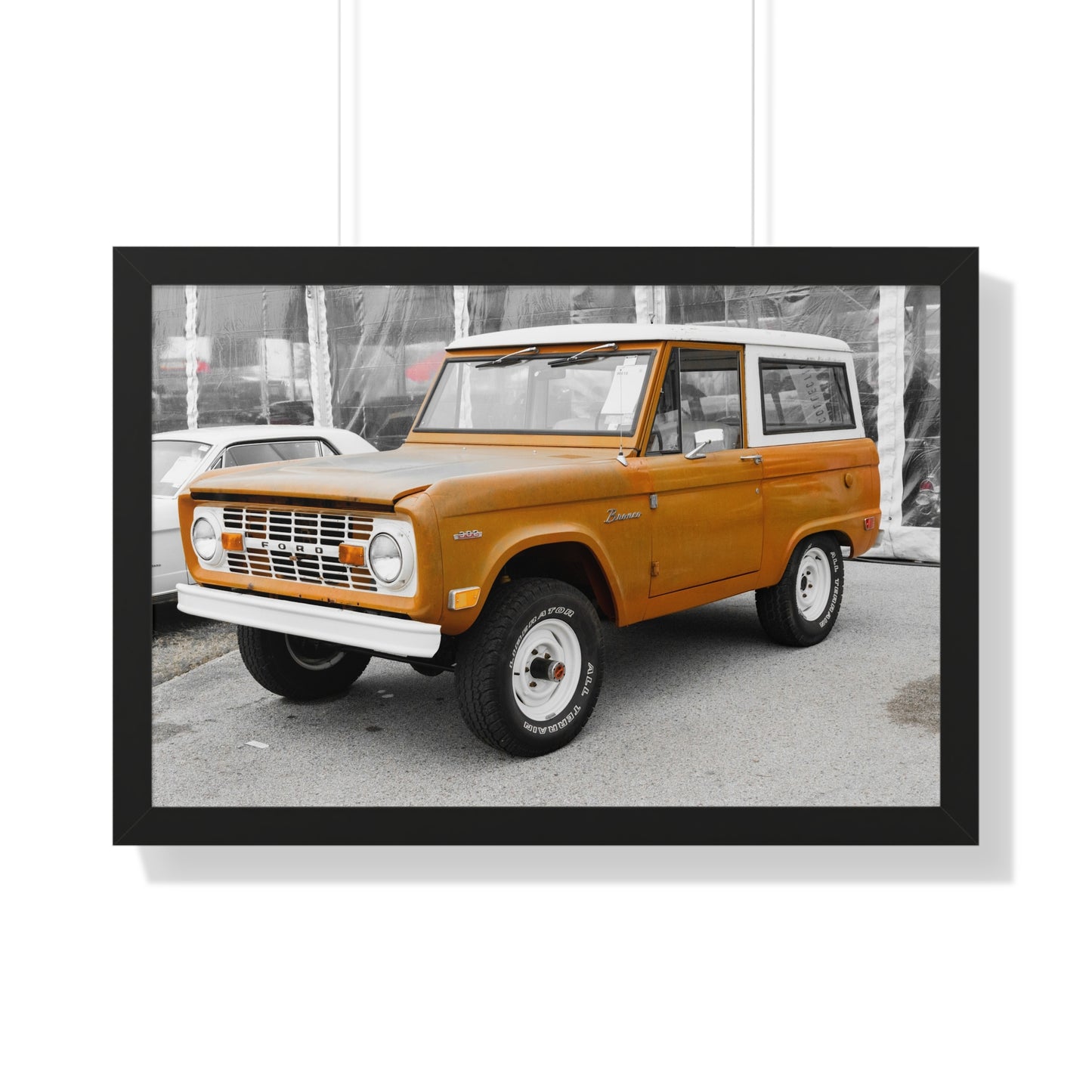 Classic Ford Bronco Photography Print - Mecum Auto Auction Showcase