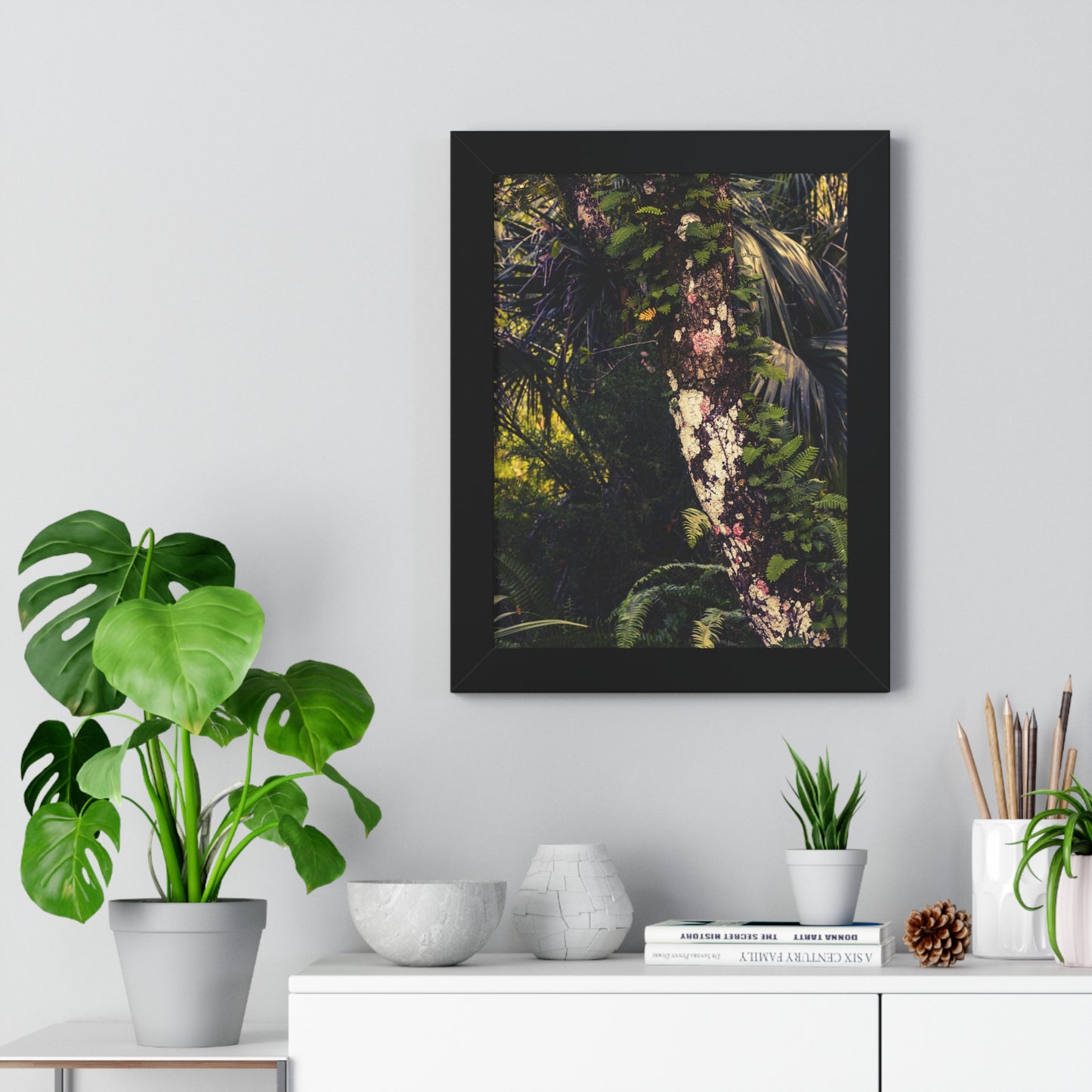 Lush Greenery and Ferns Photography Print