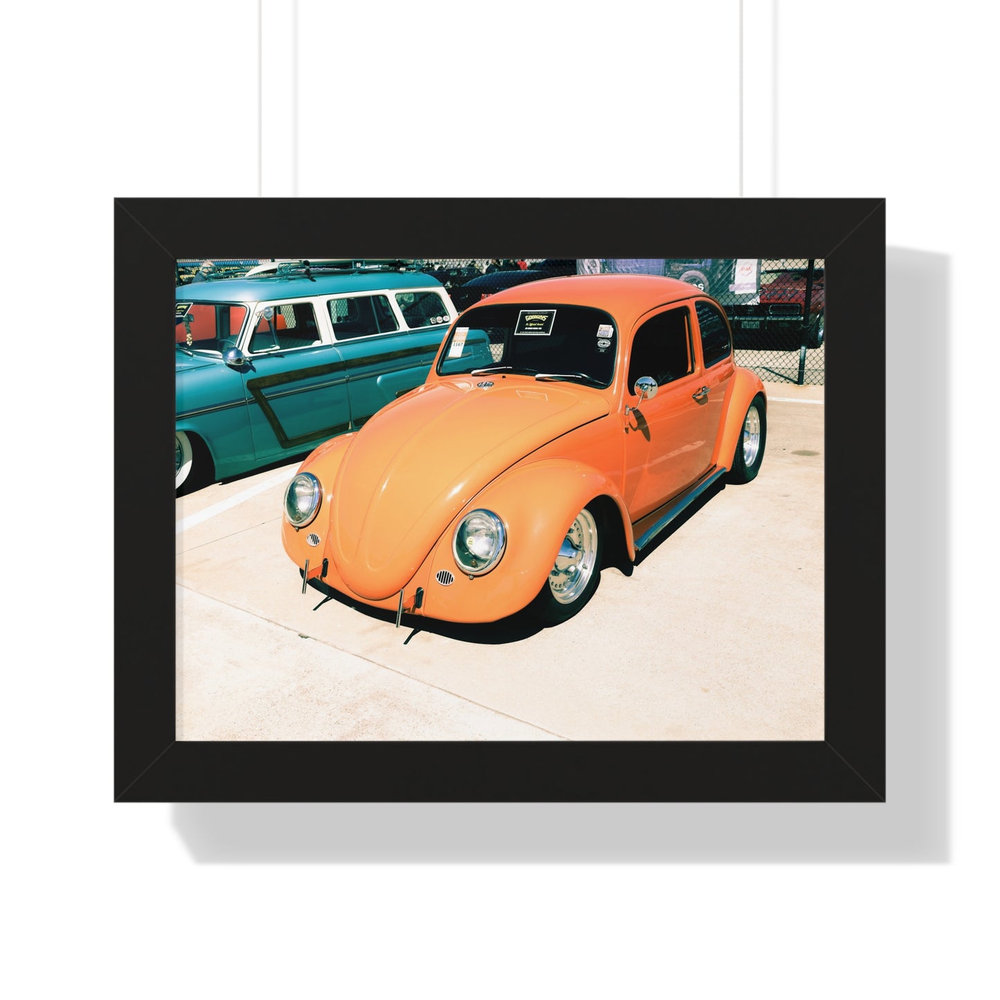 Charming Classic: VW Bug - Framed Photography Print