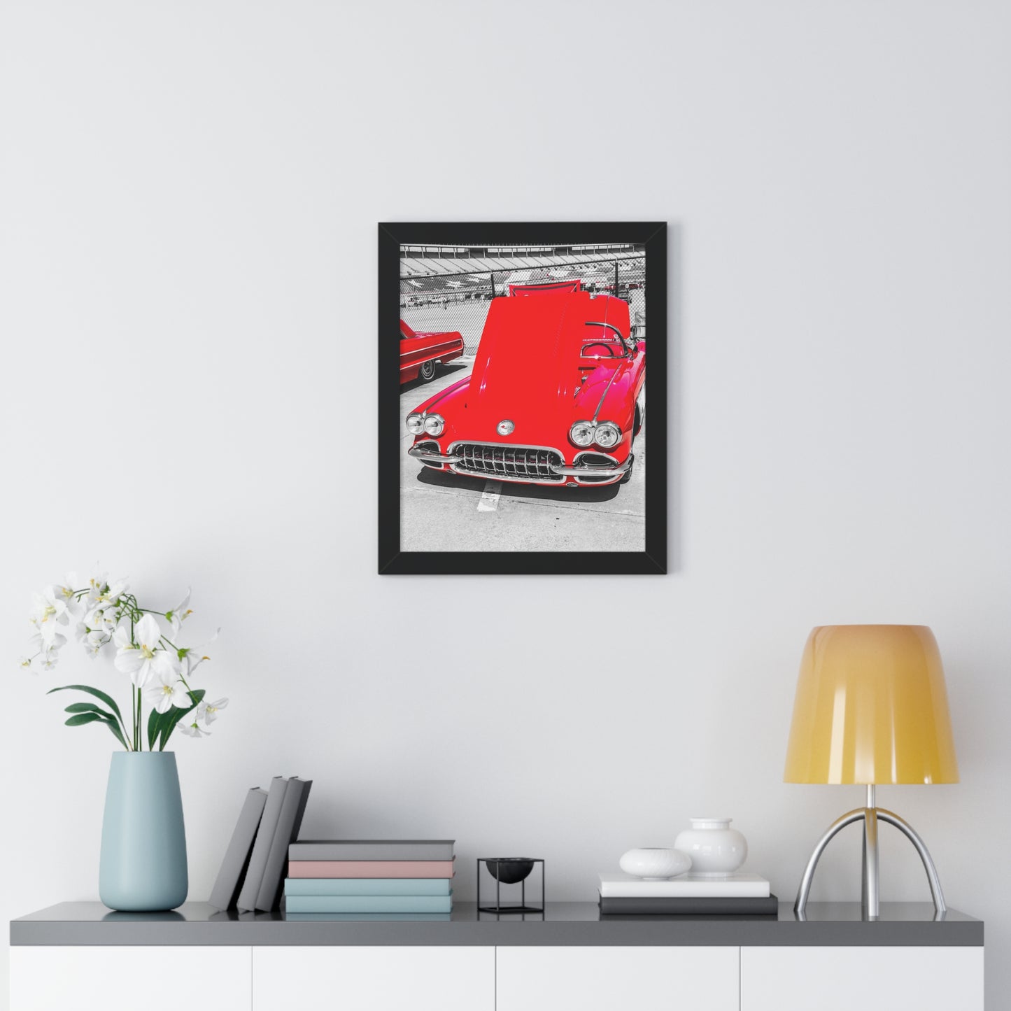 Classic Allure: Vintage Car - Framed Photography Print
