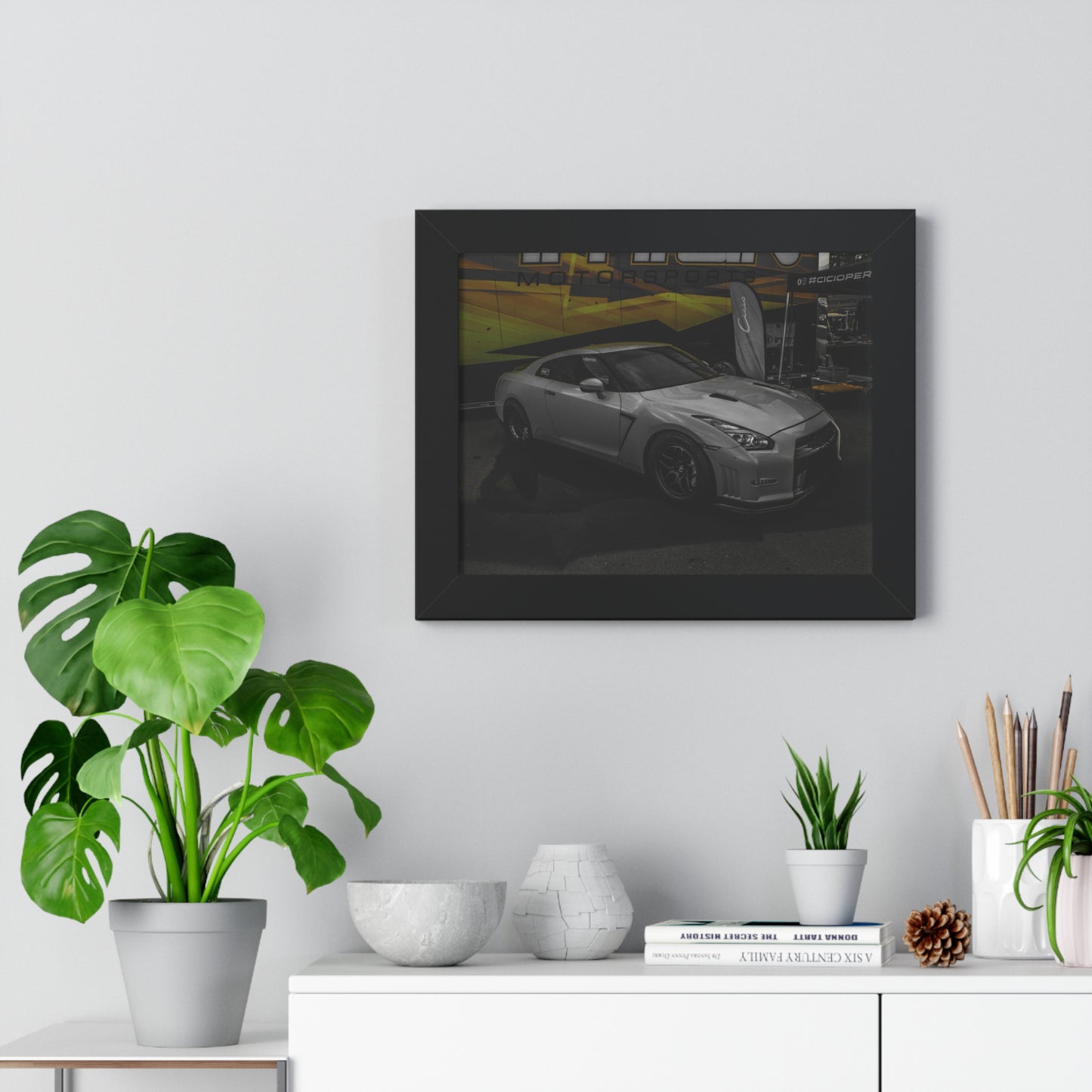 Performance Icon: GTR at the Car Show - Framed Photography Print
