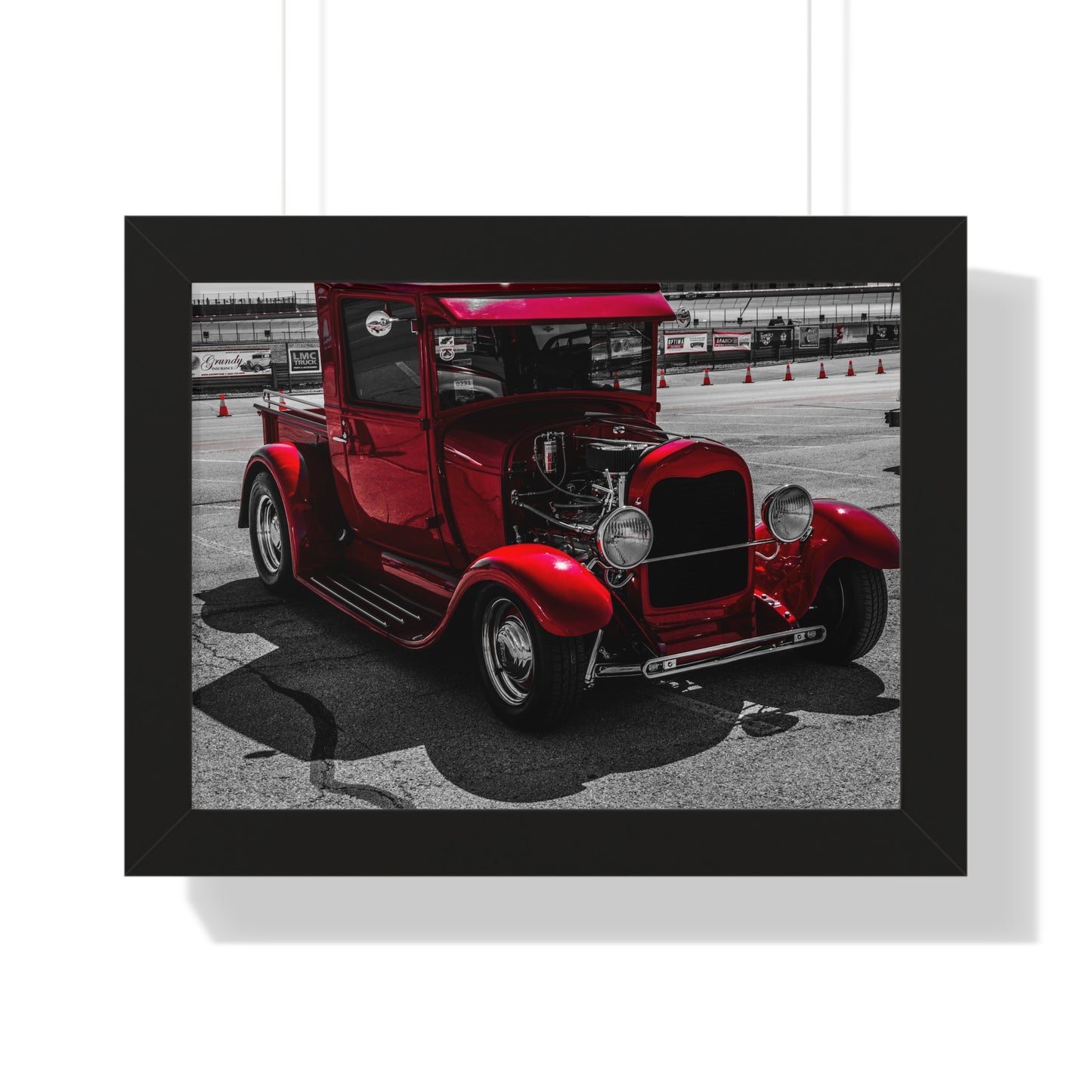 Legacy of Elegance: Antique Car Display - Photography Print
