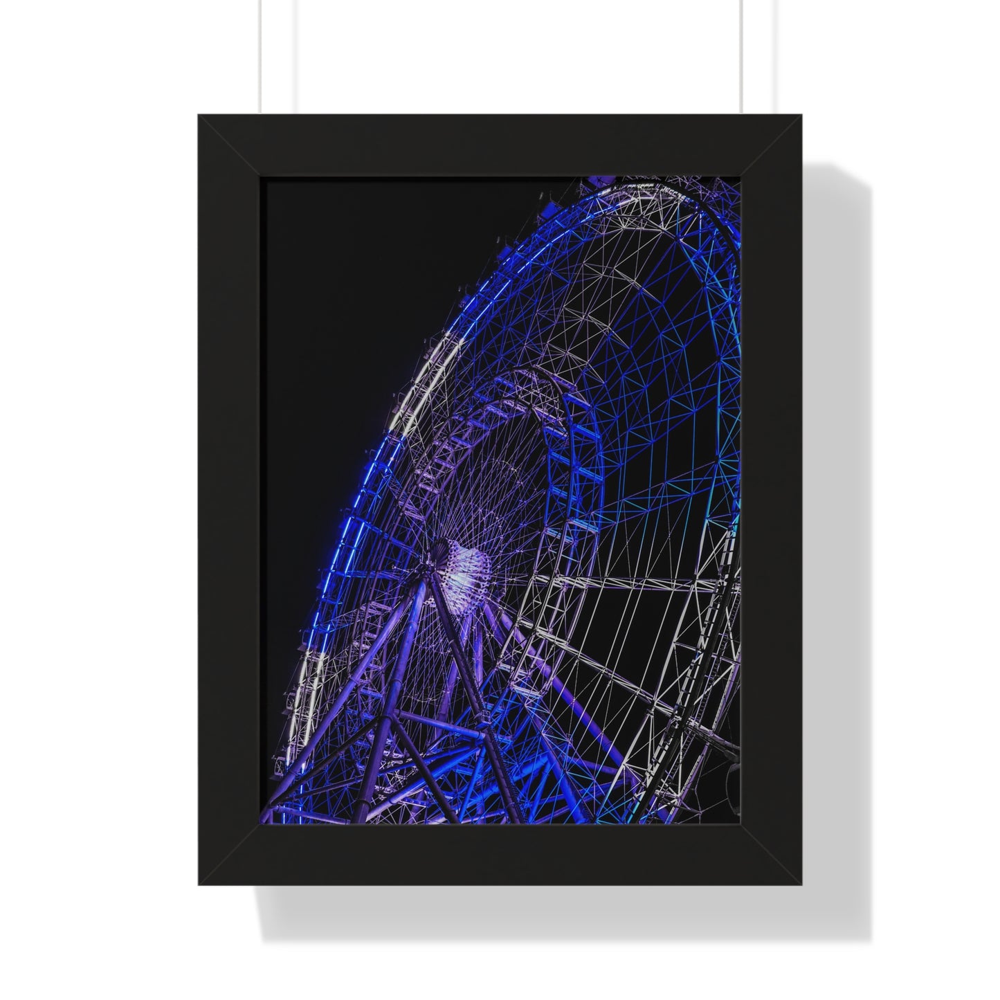 Orlando Eye Illuminated at Night - Framed Photography Print