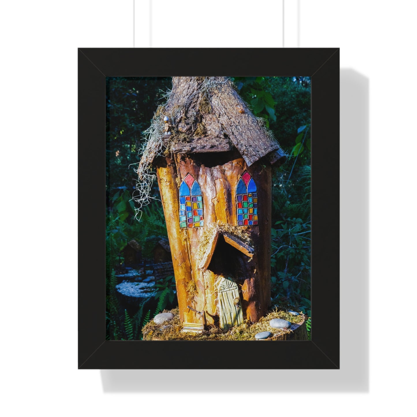 Whimsical Birdhouse in Nature Photography Print