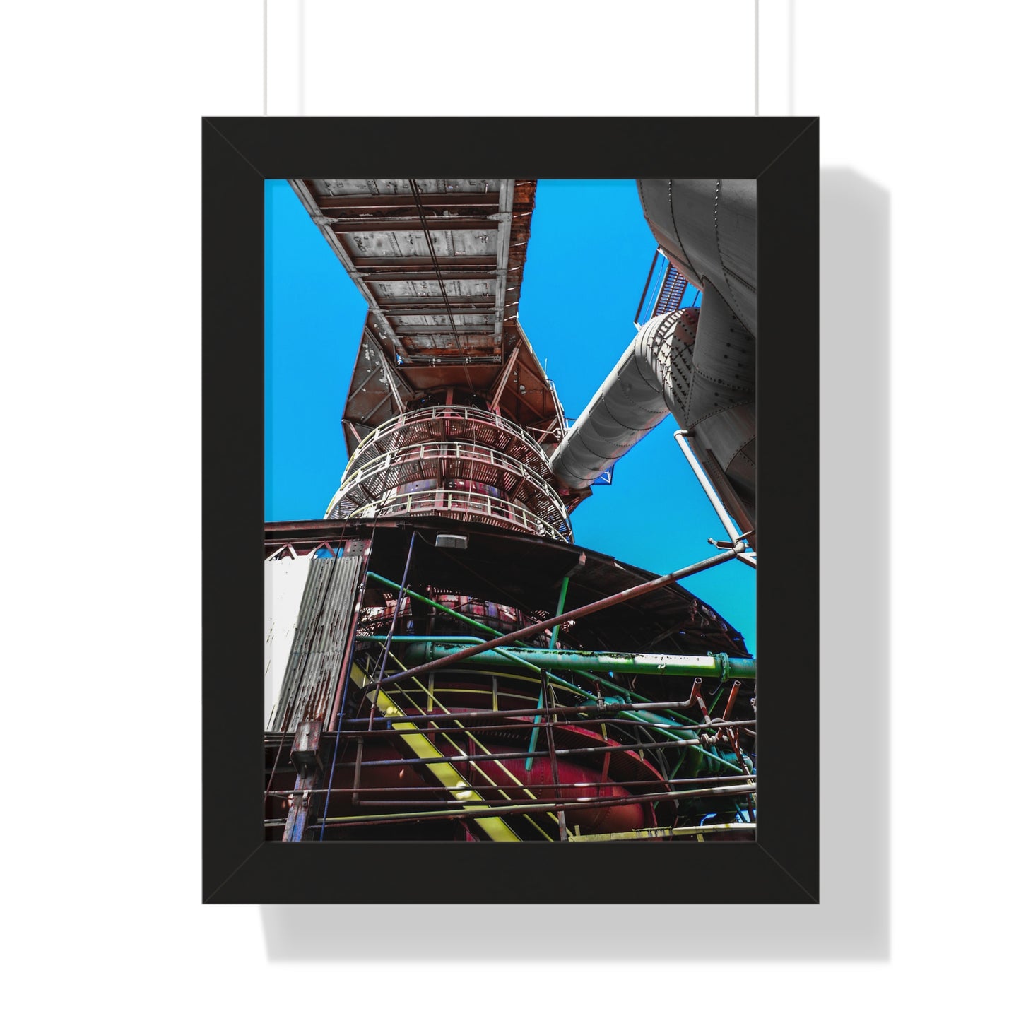 Sloss Furnaces: A Tribute to Industrial Heritage - Framed Print