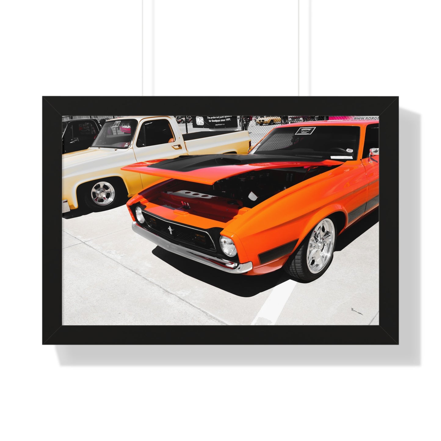 Elegance on Wheels: Vintage Car Collection - Framed Photography Print