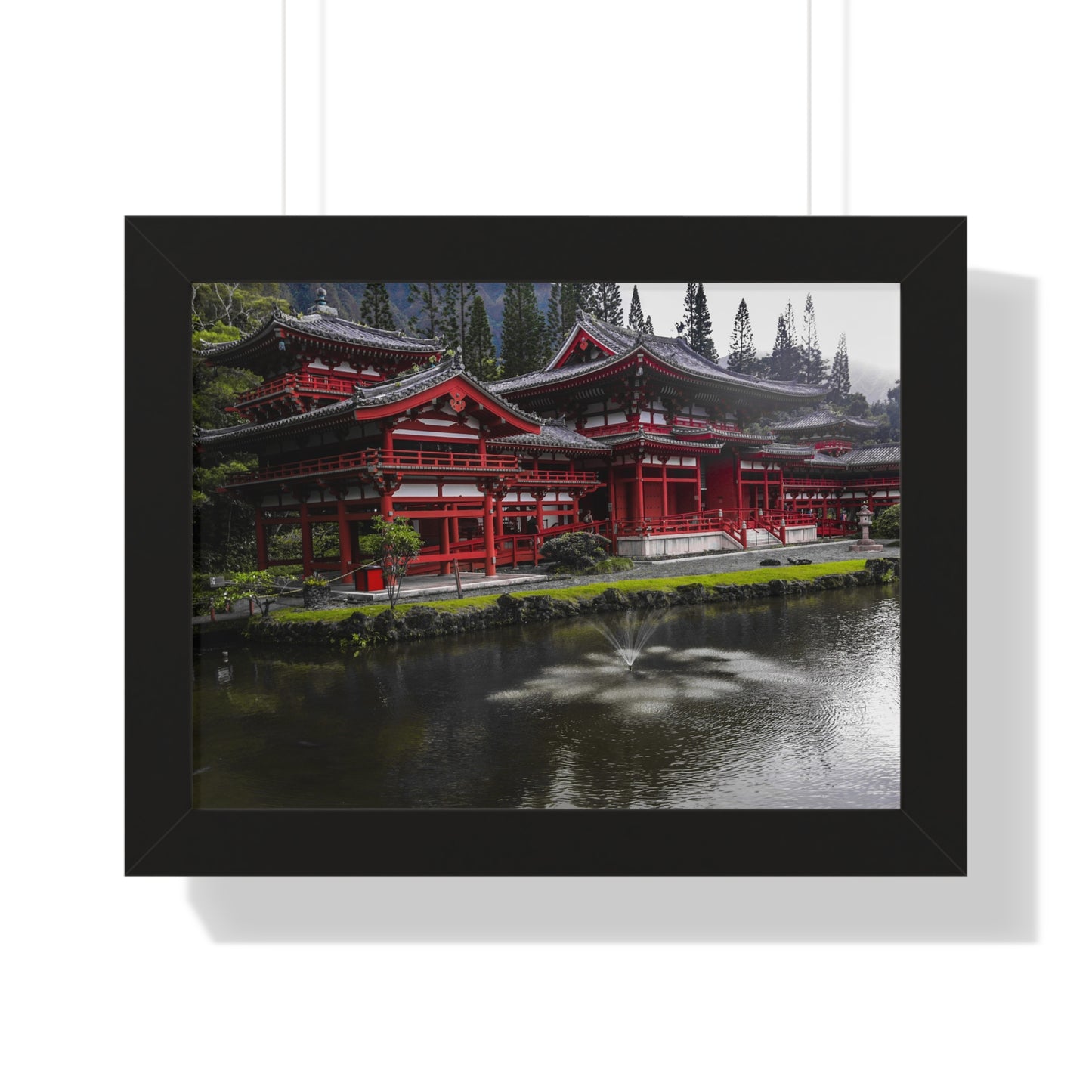Serenity in Nature: Hawaii Japanese Temple - Photography Print