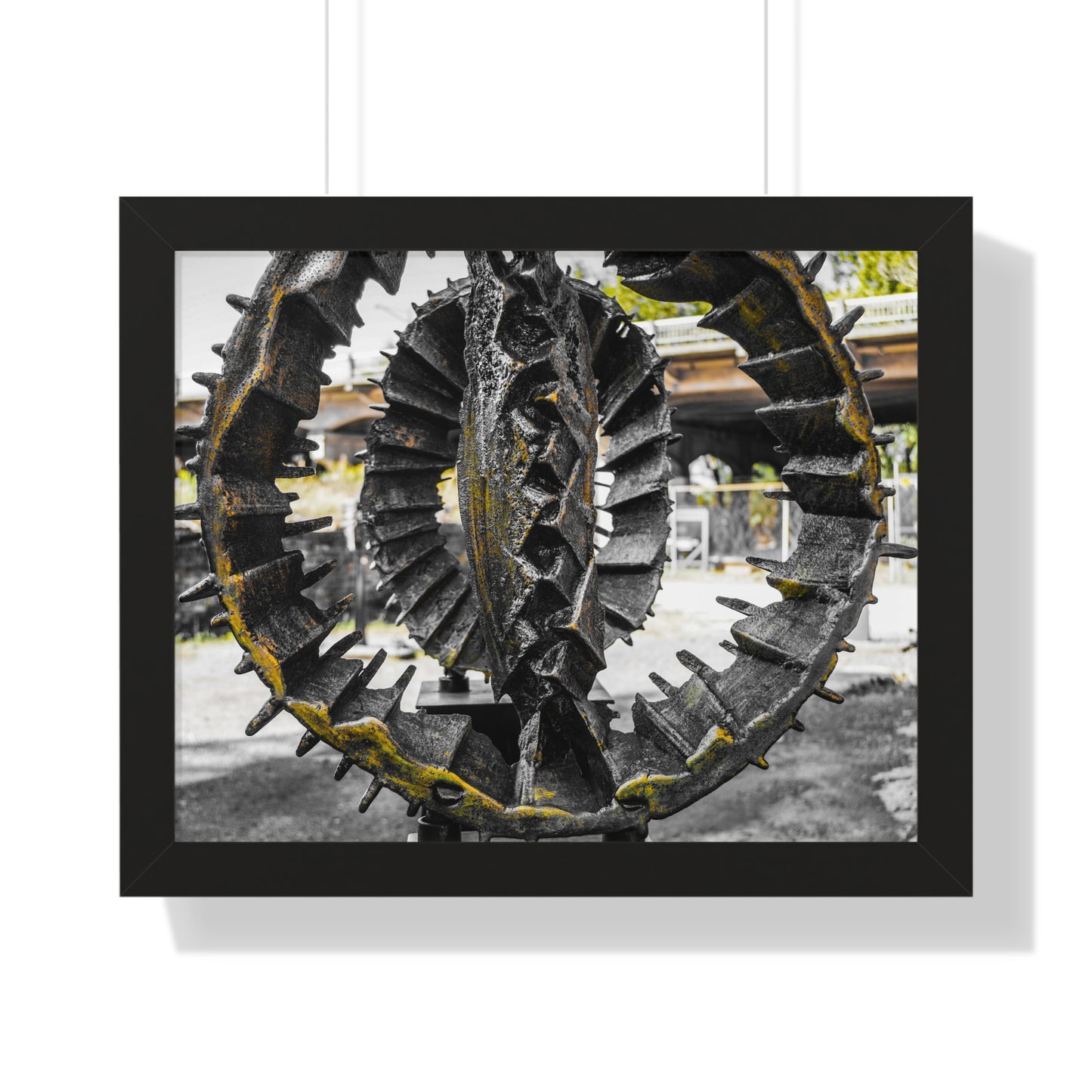 Sloss Furnaces: Industrial Sculpture - Framed Print