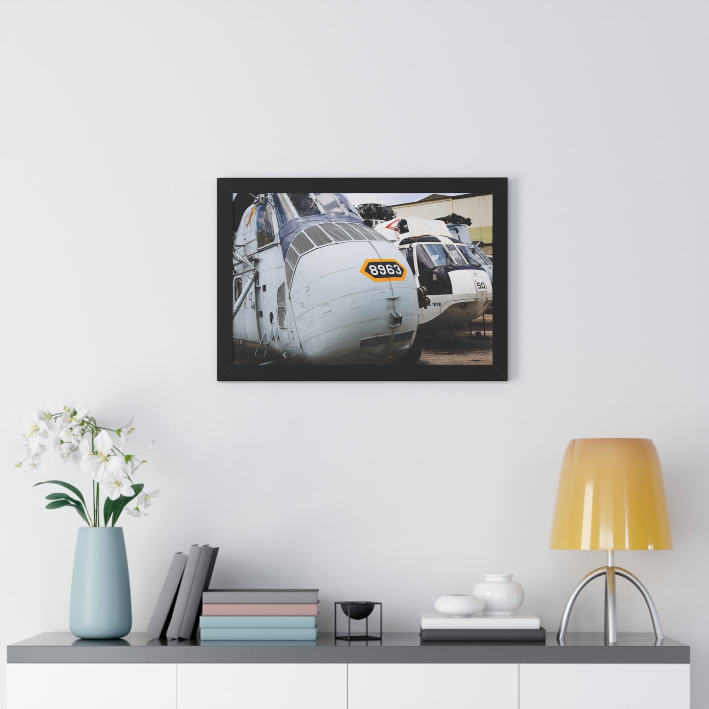 Pearl Harbor Museum: Helicopter Heritage - Framed Print