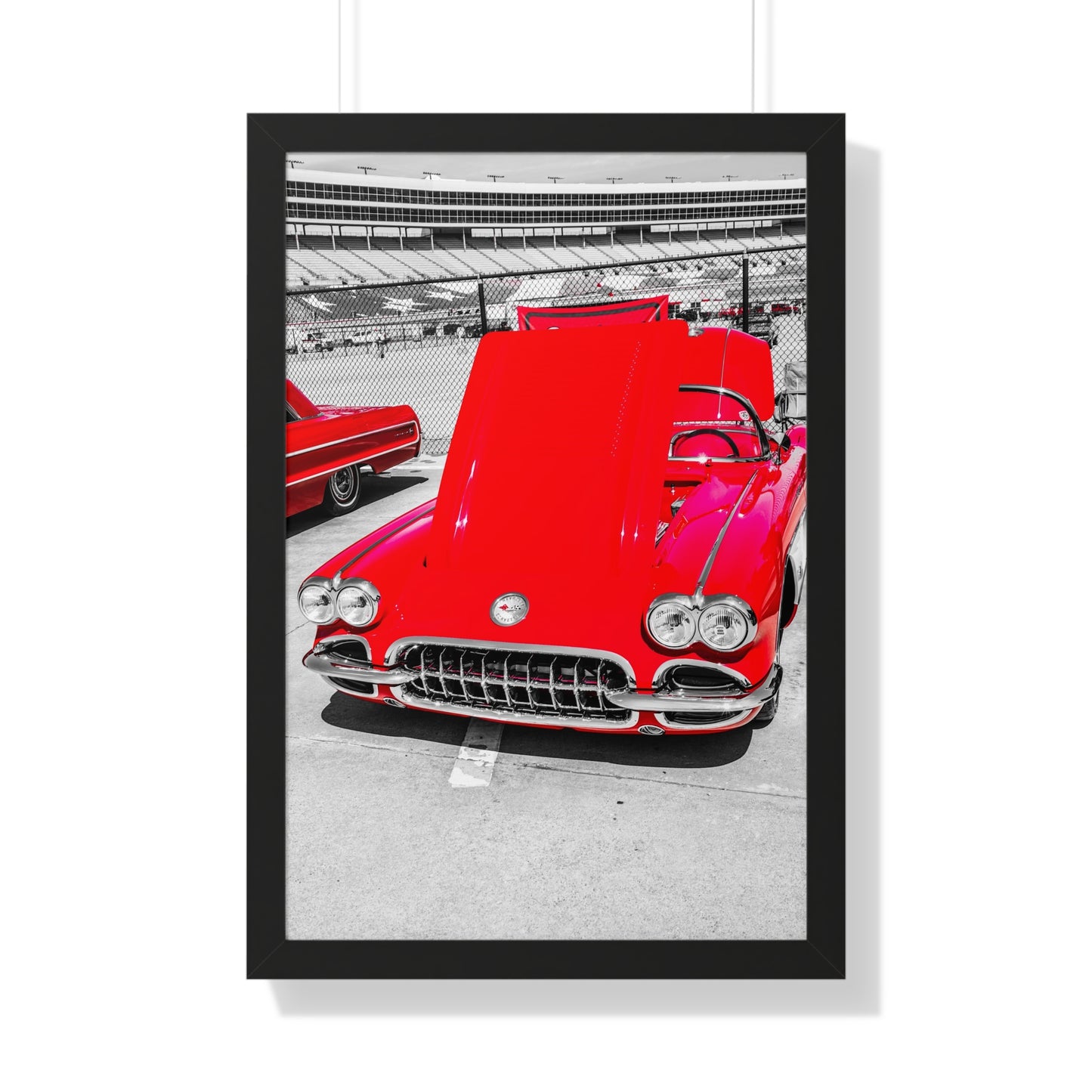 Classic Allure: Vintage Car - Framed Photography Print