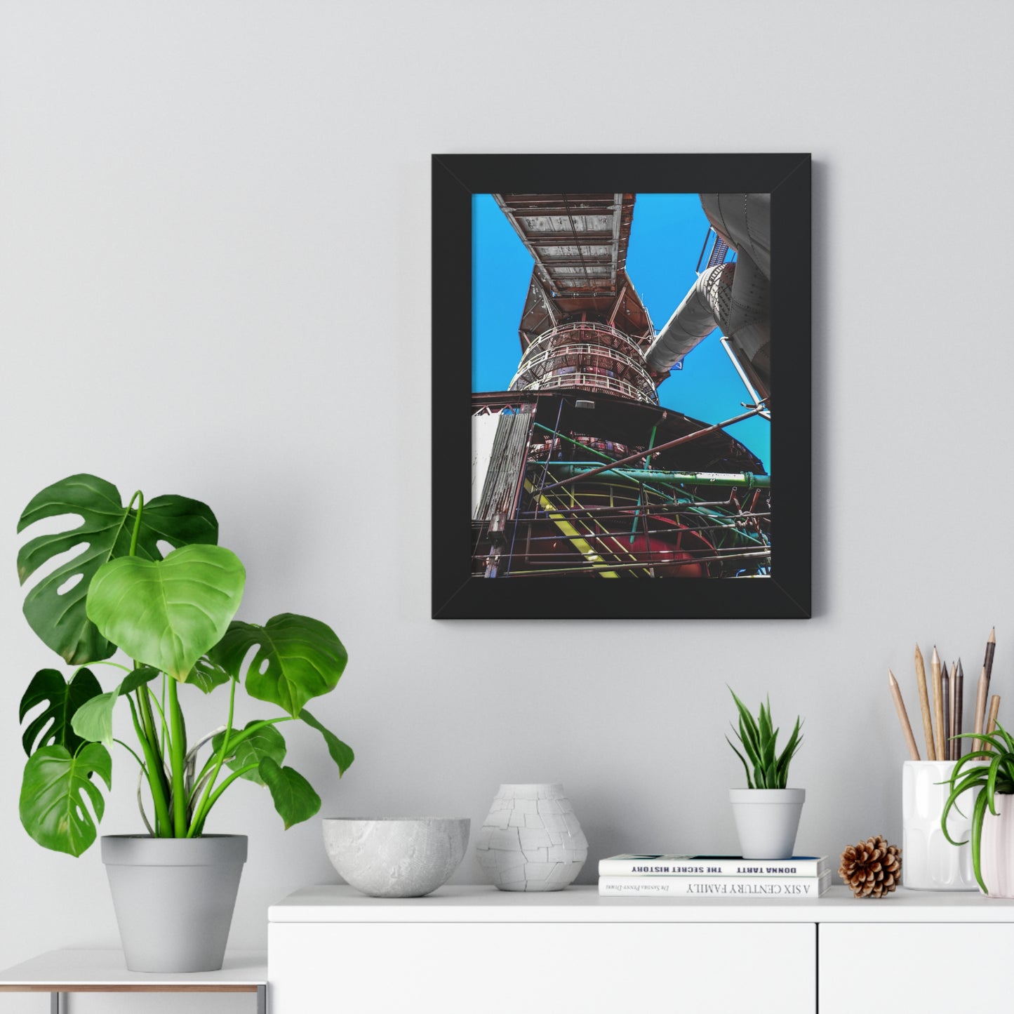 Sloss Furnaces: A Tribute to Industrial Heritage - Framed Print