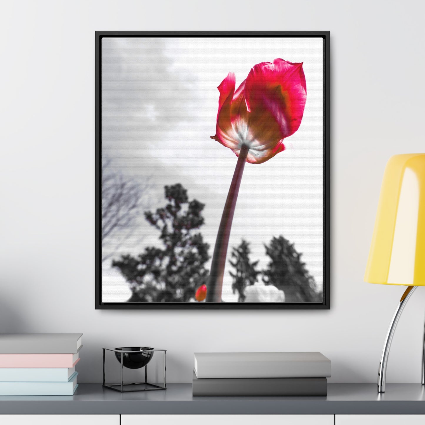 Serene Landscape at Cheekwood Gardens - Framed Canvas Print