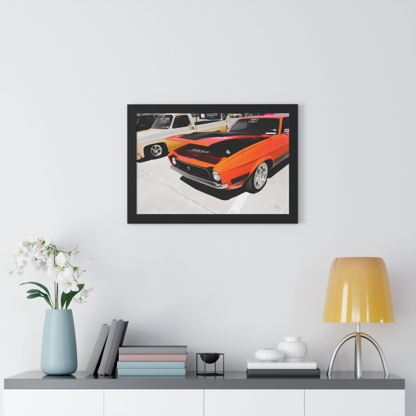 Elegance on Wheels: Vintage Car Collection - Framed Photography Print