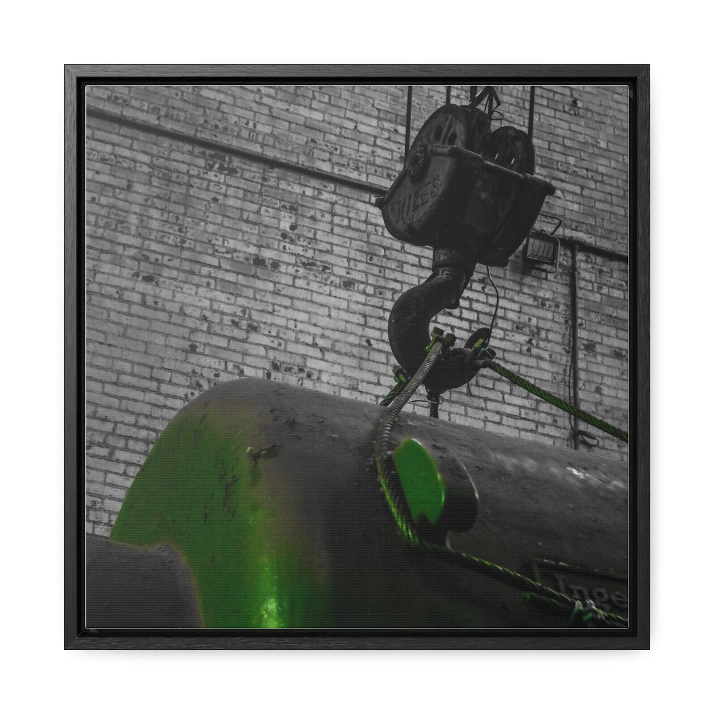 Sloss Furnaces: Echoes of the Past - Abandoned Room - Framed  Photography Print