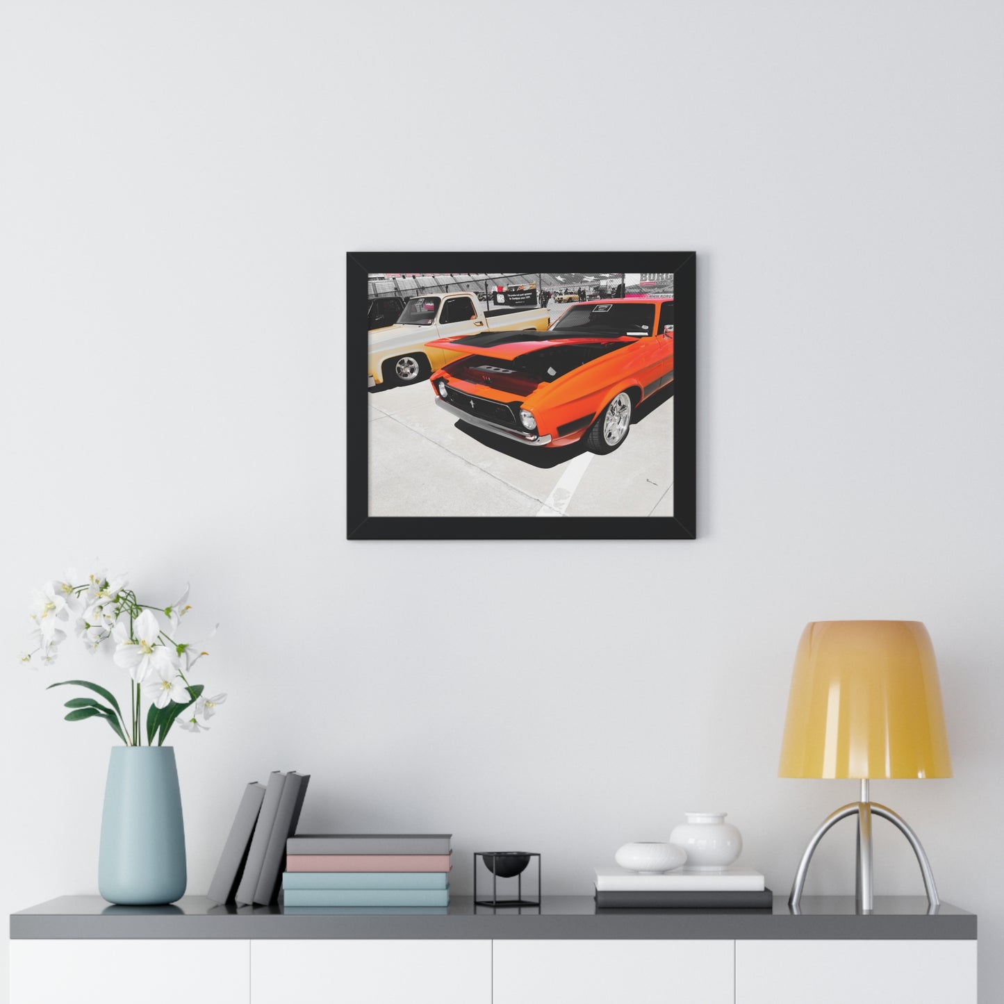 Elegance on Wheels: Vintage Car Collection - Framed Photography Print
