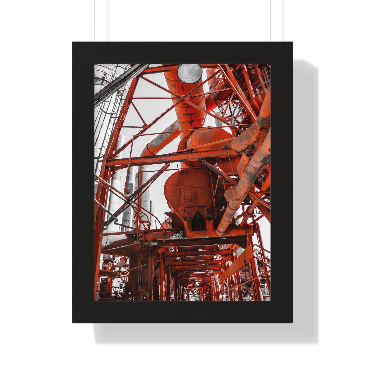 Sloss Furnaces: The Spirit of Iron - Framed Print