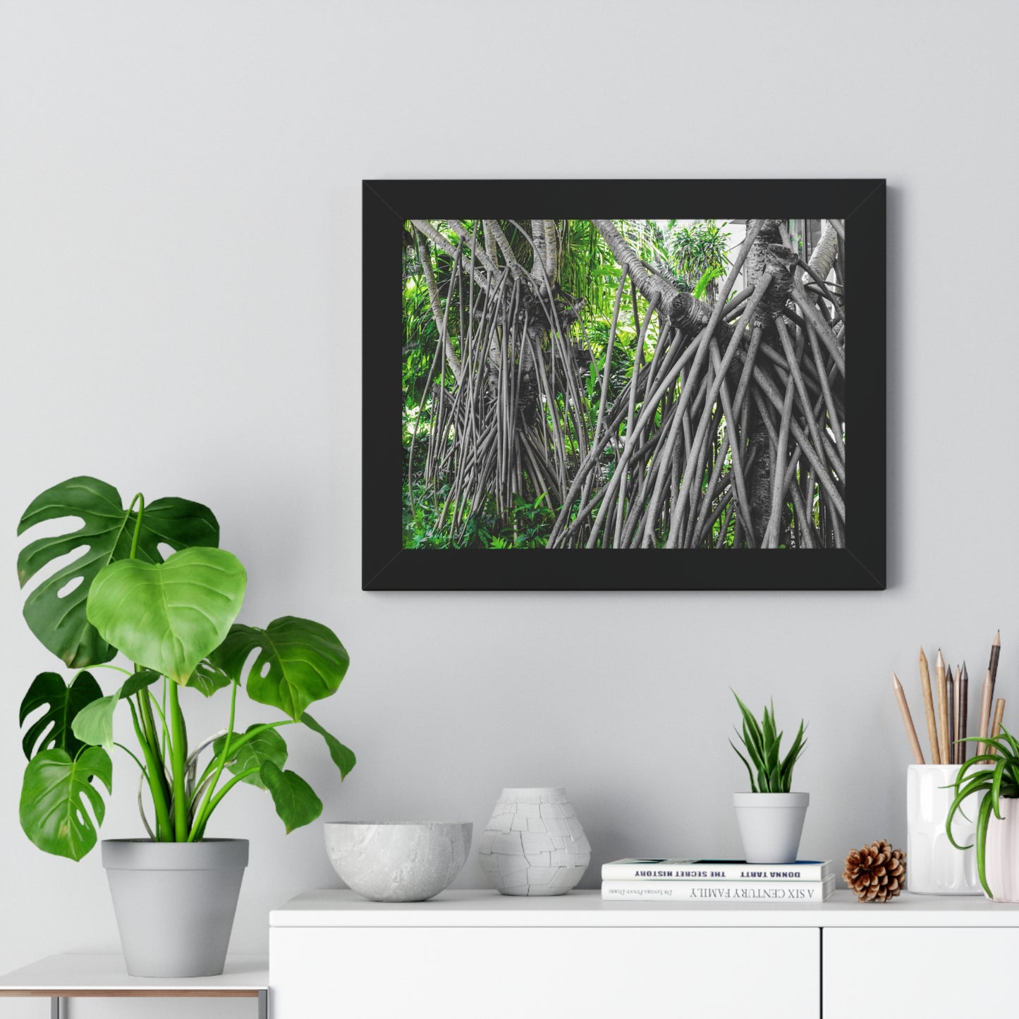 Hawaiian Wonder: Unique Tree with Draping Limbs - Photography Print