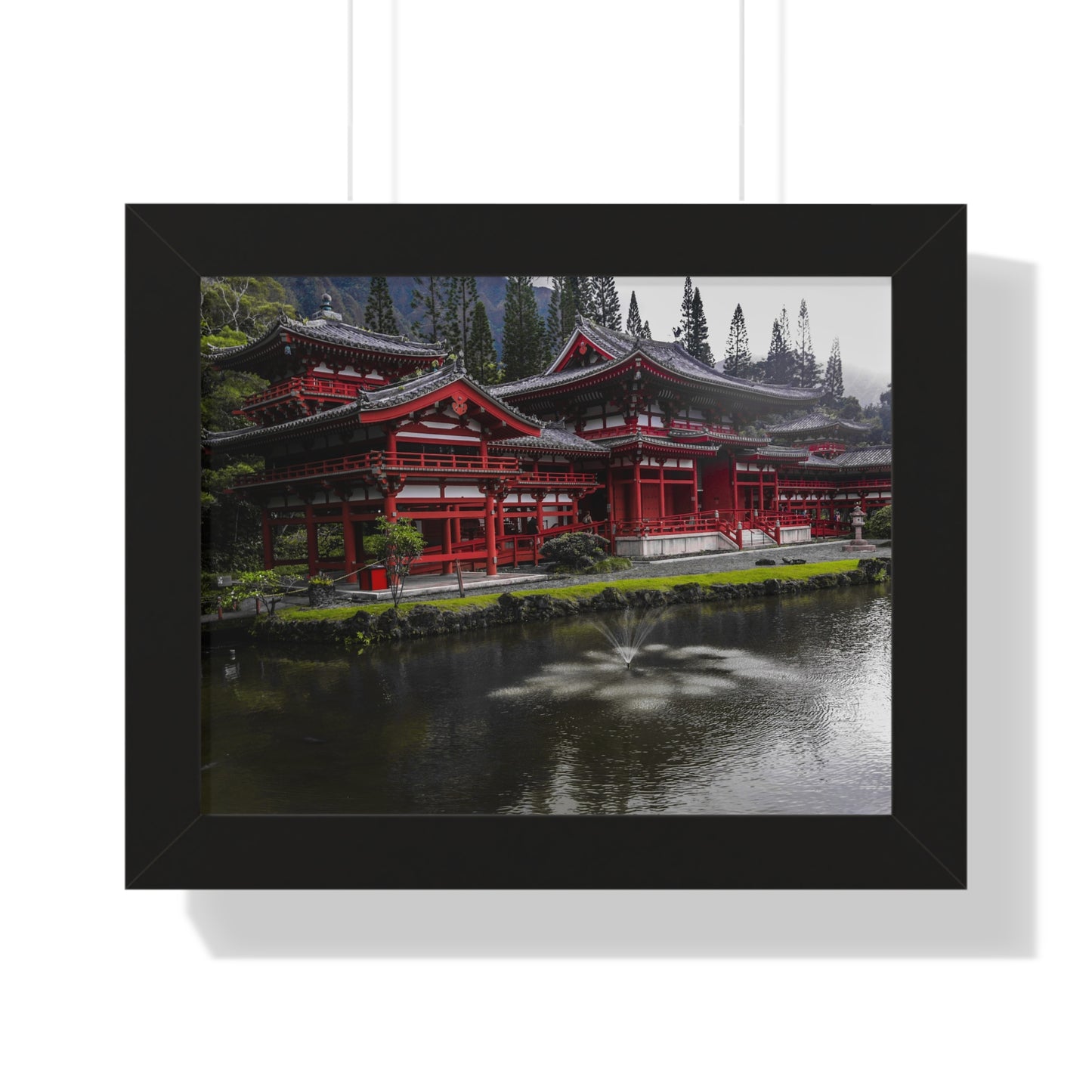 Serenity in Nature: Hawaii Japanese Temple - Photography Print