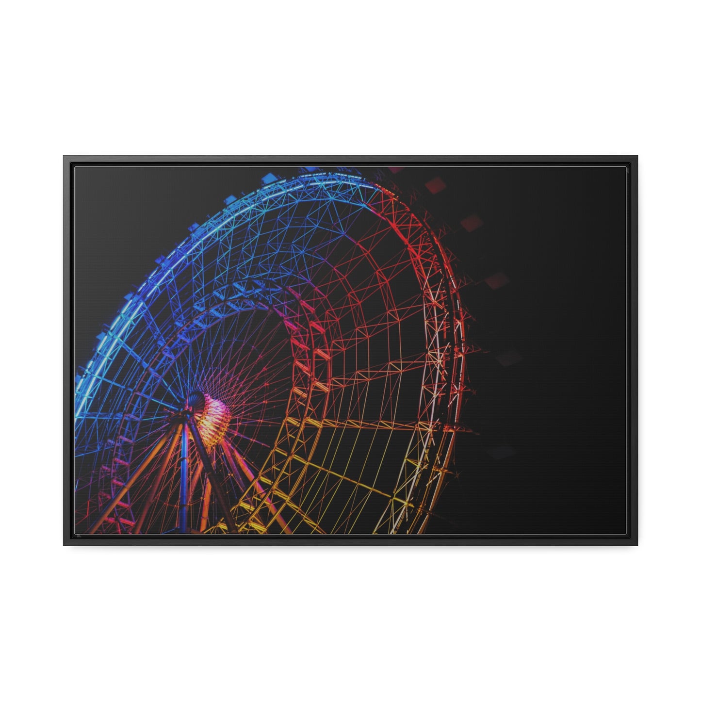 Canvas Wrap Photography Print Orlando Eye Rainbow