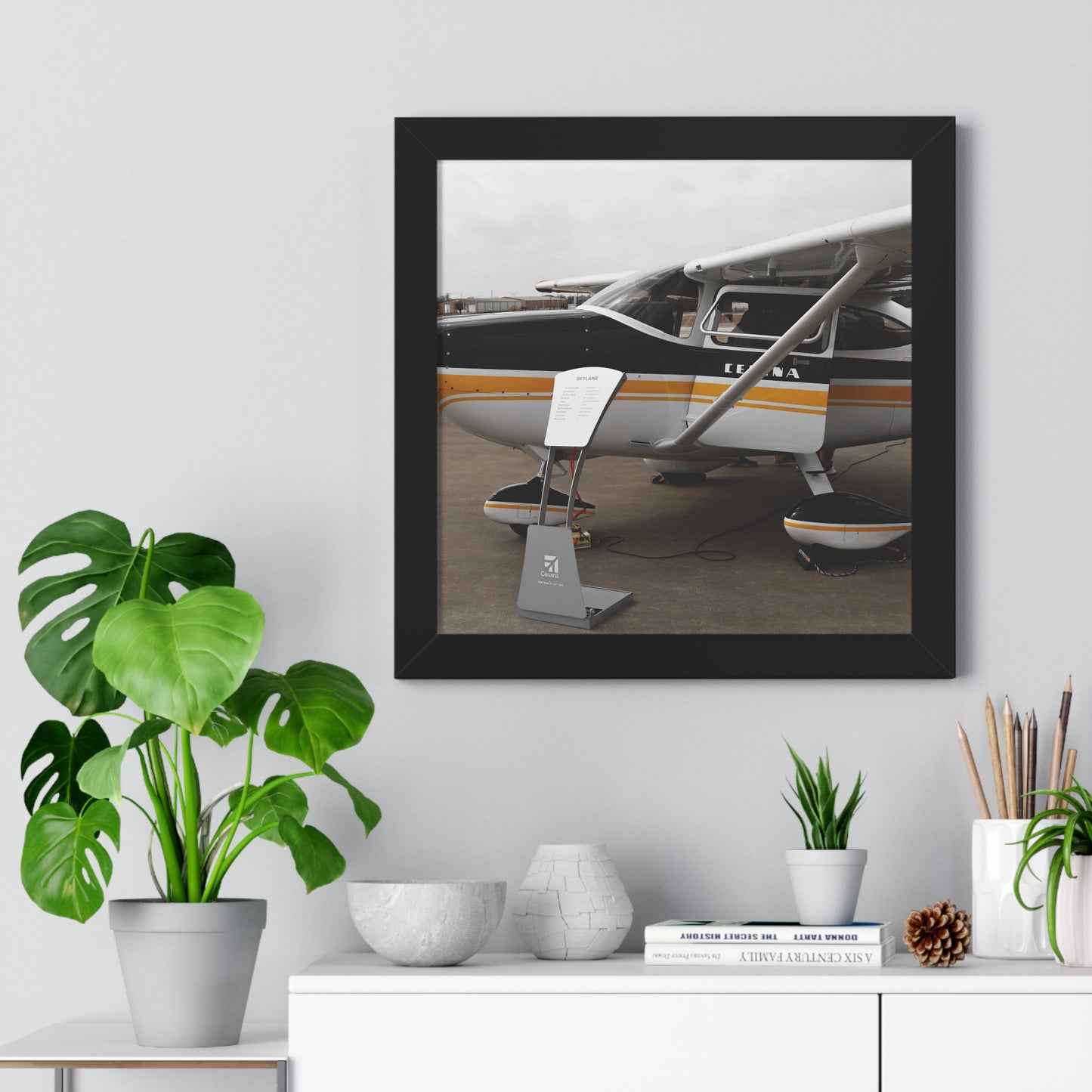 Cessna Serenity: Airplane Outside the Hangar - Photography Print