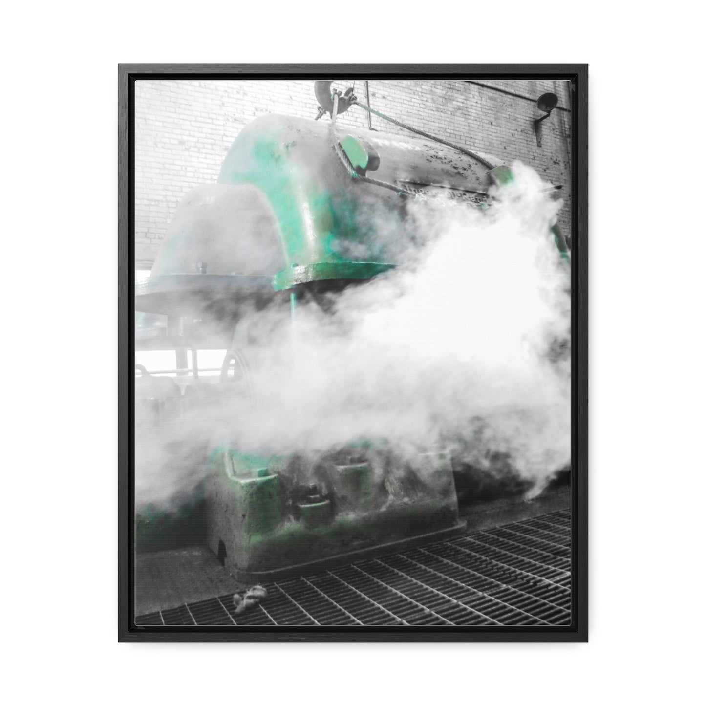 Sloss Furnaces: Steam and Shadows - Framed Photography Print