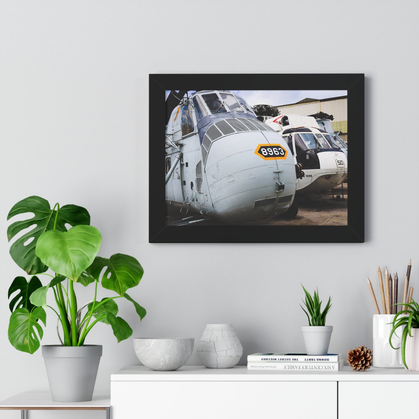 Pearl Harbor Museum: Helicopter Heritage - Framed Print