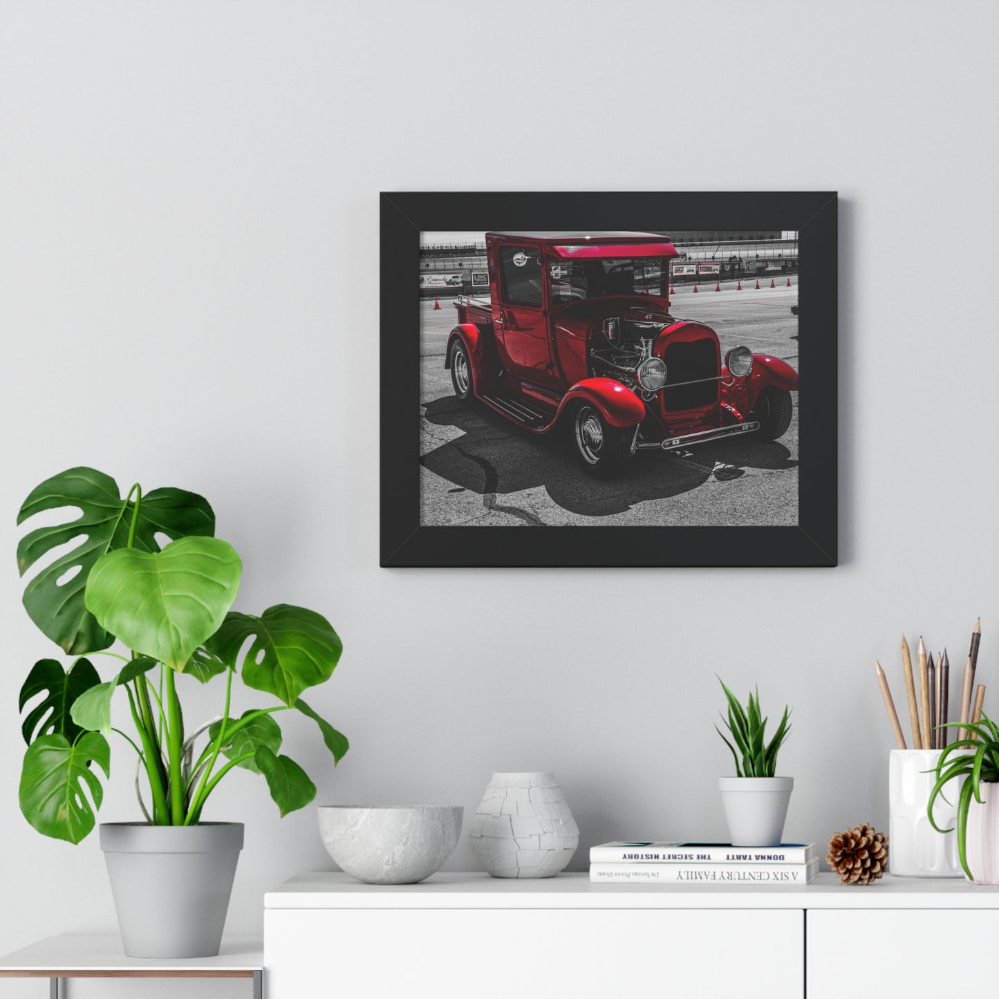 Legacy of Elegance: Antique Car Display - Photography Print