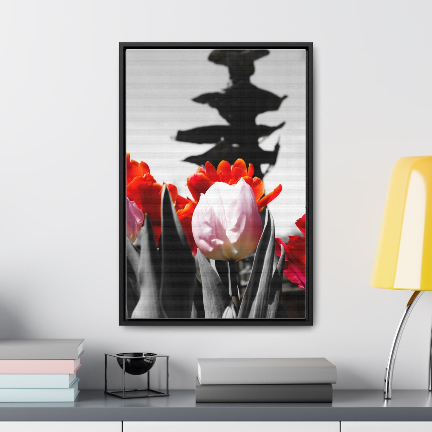 Blooming Pathways at Cheekwood Gardens - Framed Canvas Print