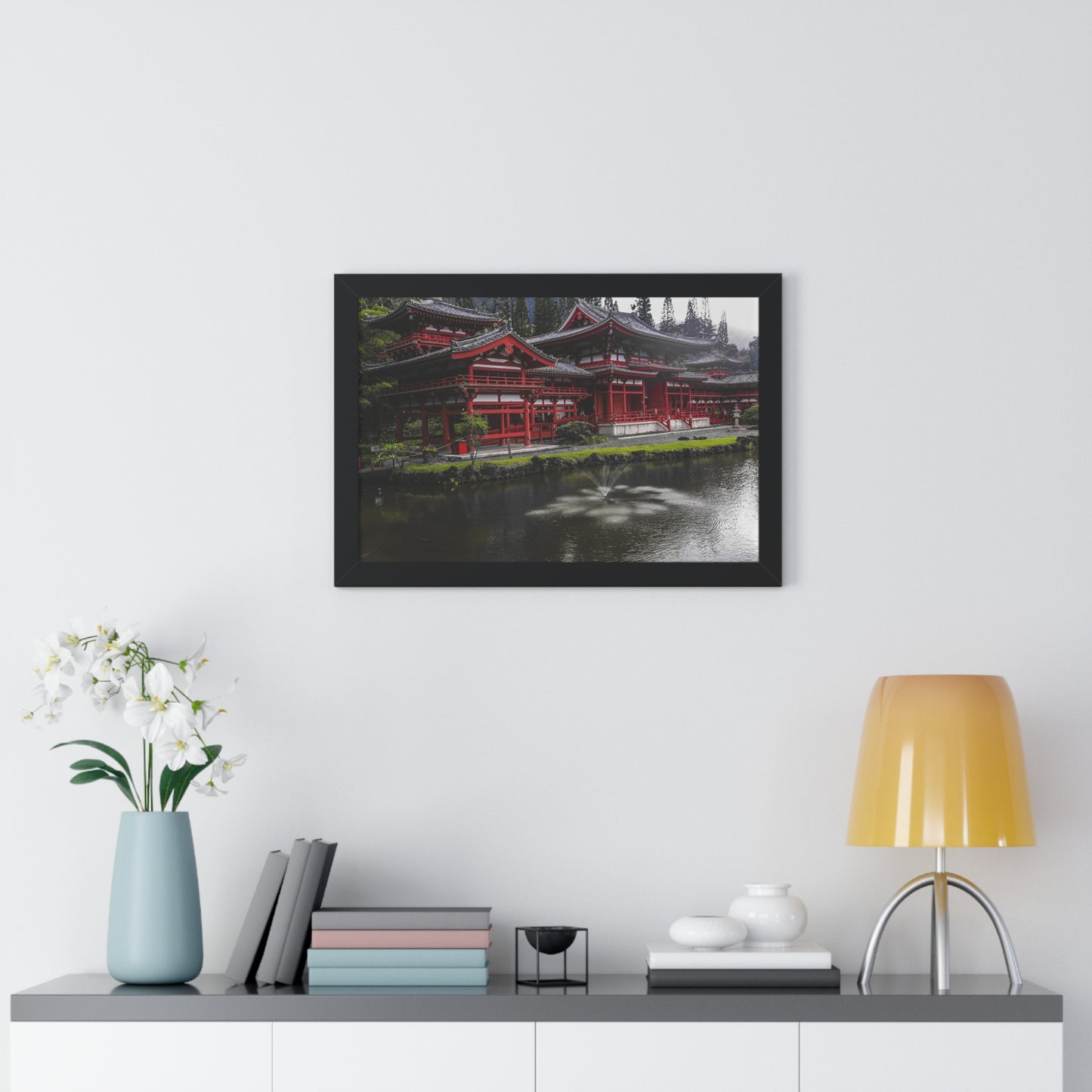 Serenity in Nature: Hawaii Japanese Temple - Photography Print