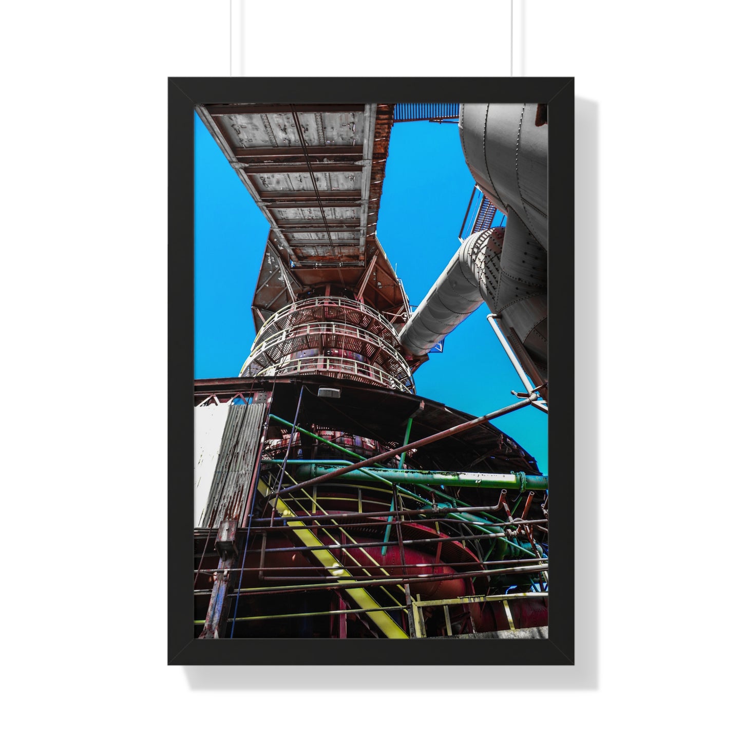 Sloss Furnaces: A Tribute to Industrial Heritage - Framed Print