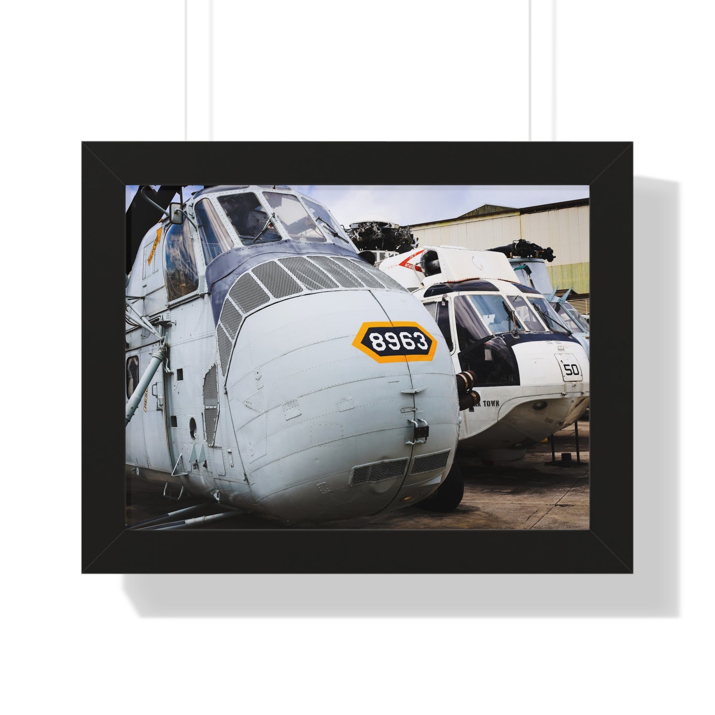 Pearl Harbor Museum: Helicopter Heritage - Framed Print