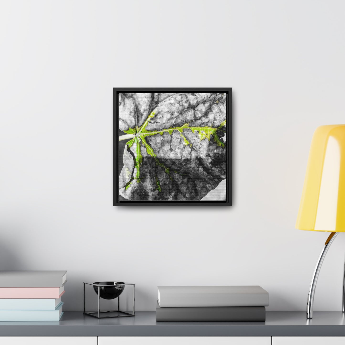 Sloss Furnaces: Fallen Leaf - Canvas Print