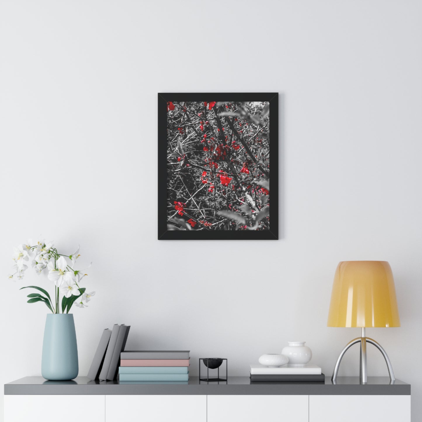 Vertical Poster - Cheekwood Gardens Red Floral Photography Print