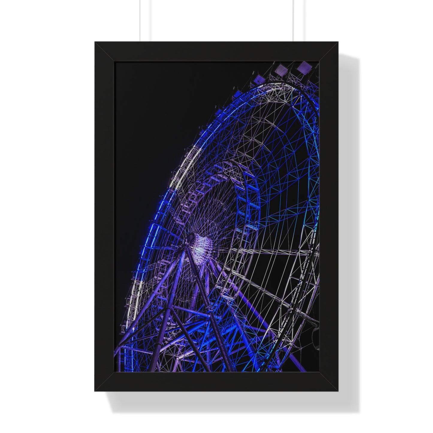 Orlando Eye Illuminated at Night - Framed Photography Print