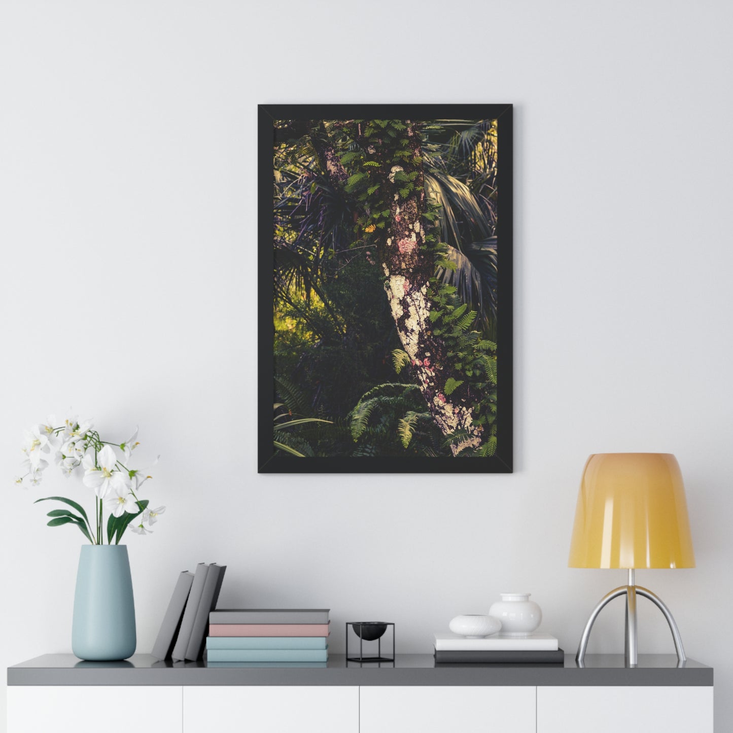 Lush Greenery and Ferns Photography Print