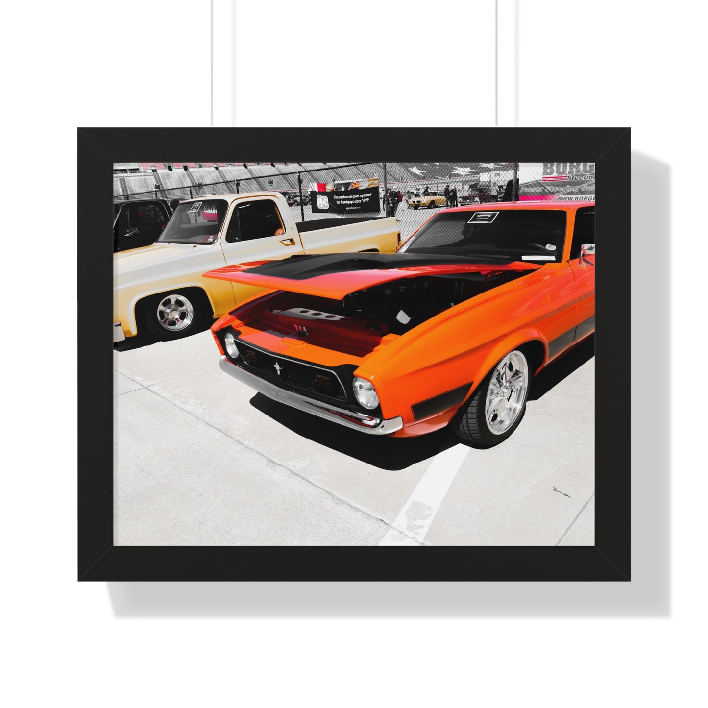 Elegance on Wheels: Vintage Car Collection - Framed Photography Print