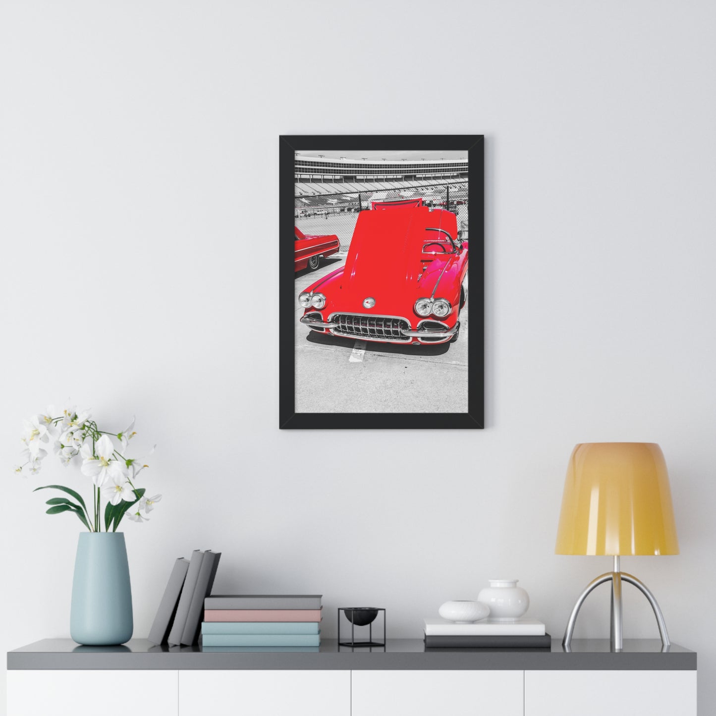 Classic Allure: Vintage Car - Framed Photography Print