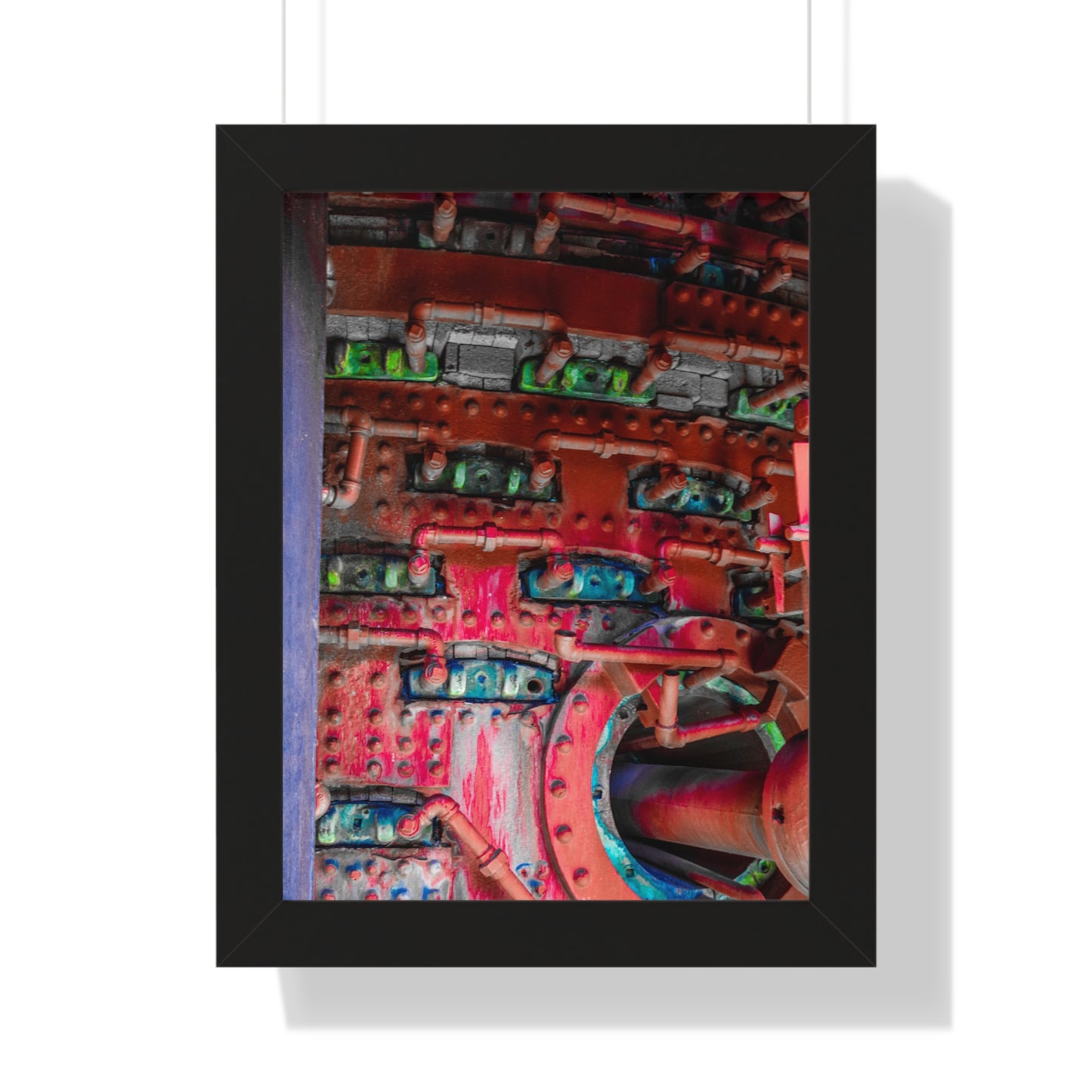 Sloss Furnaces: The Power of Iron - Framed Print