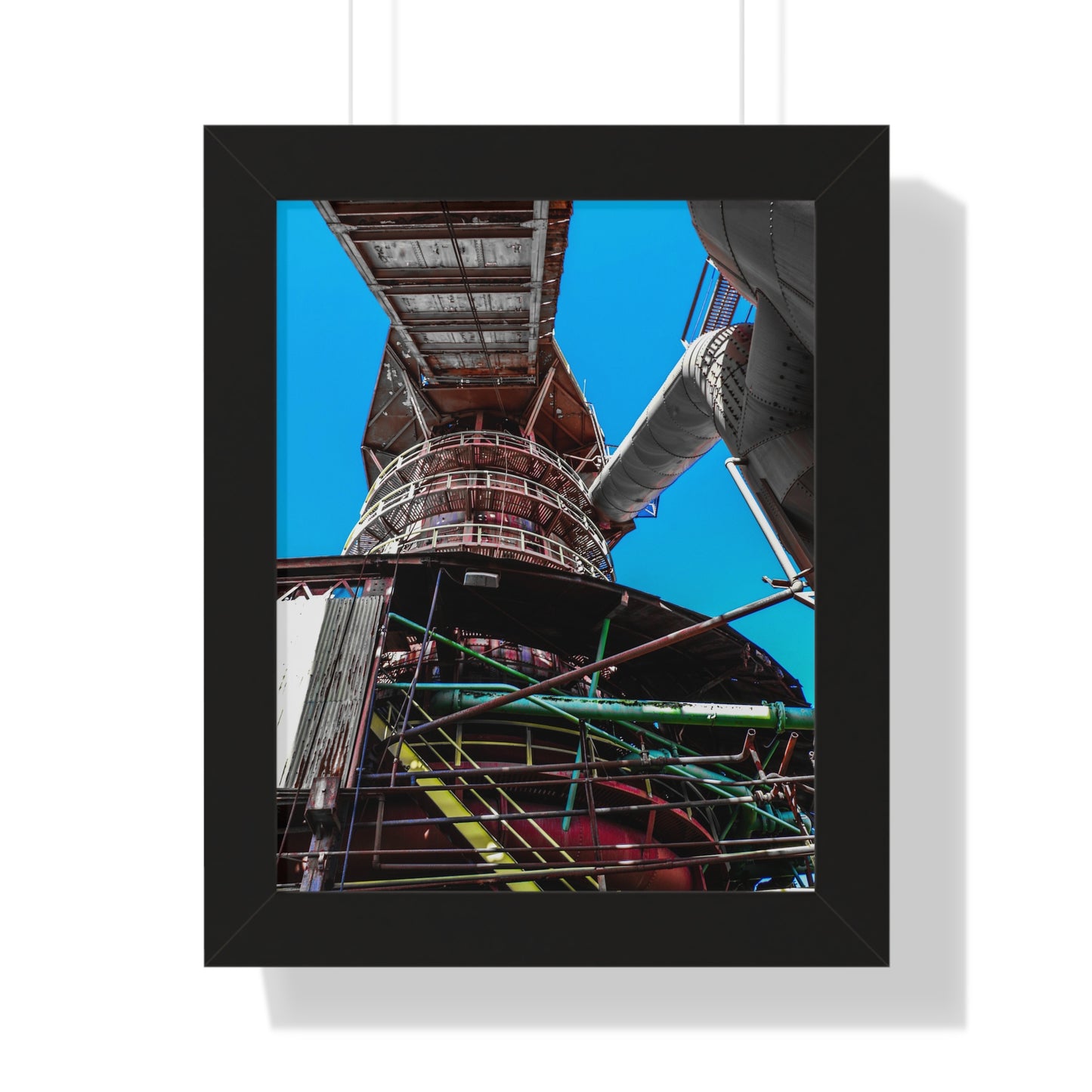 Sloss Furnaces: A Tribute to Industrial Heritage - Framed Print