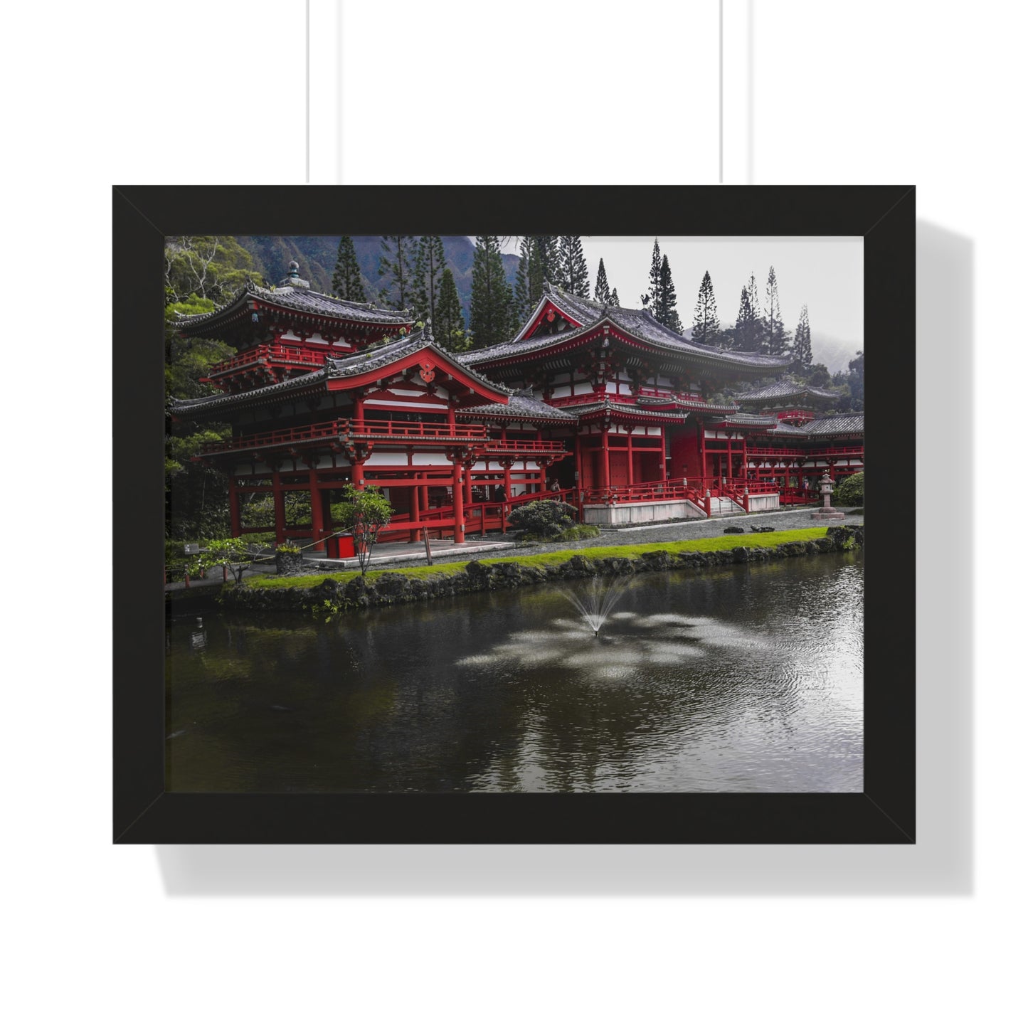 Serenity in Nature: Hawaii Japanese Temple - Photography Print